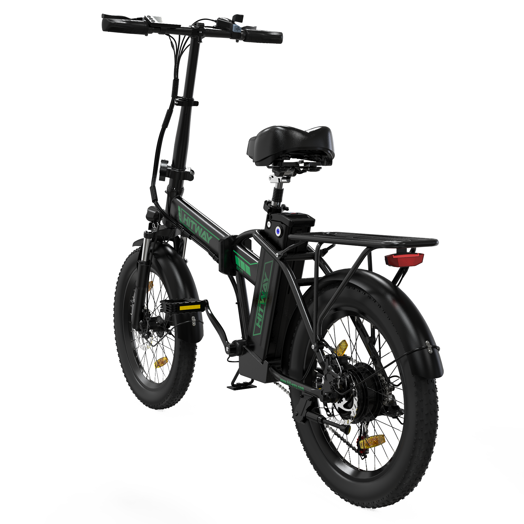 BK11 E-Bike 250W – 20 Zoll Fatbike mit 36V 12Ah Akku, 25 km/h & faltbarem Design