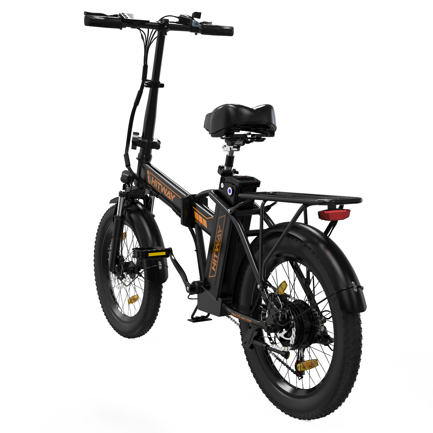 BK11 E-Bike 250W – 20 Zoll Fatbike mit 36V 12Ah Akku, 25 km/h & faltbarem Design