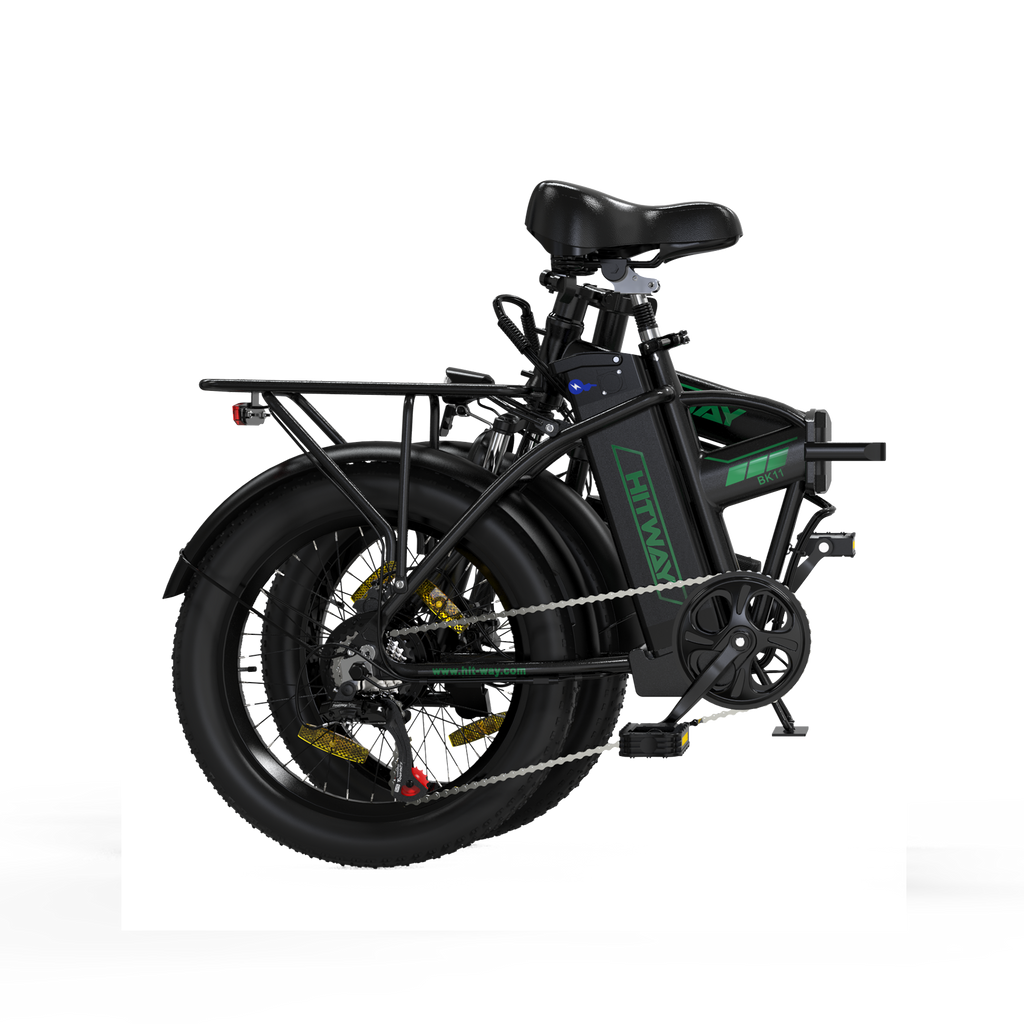 BK11 E-Bike 250W – 20 Zoll Fatbike mit 36V 12Ah Akku, 25 km/h & faltbarem Design