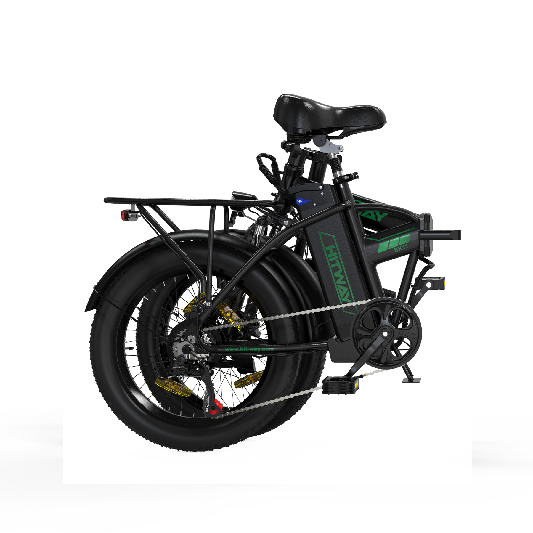 BK11 E-Bike 250W – 20 Zoll Fatbike mit 36V 12Ah Akku, 25 km/h & faltbarem Design