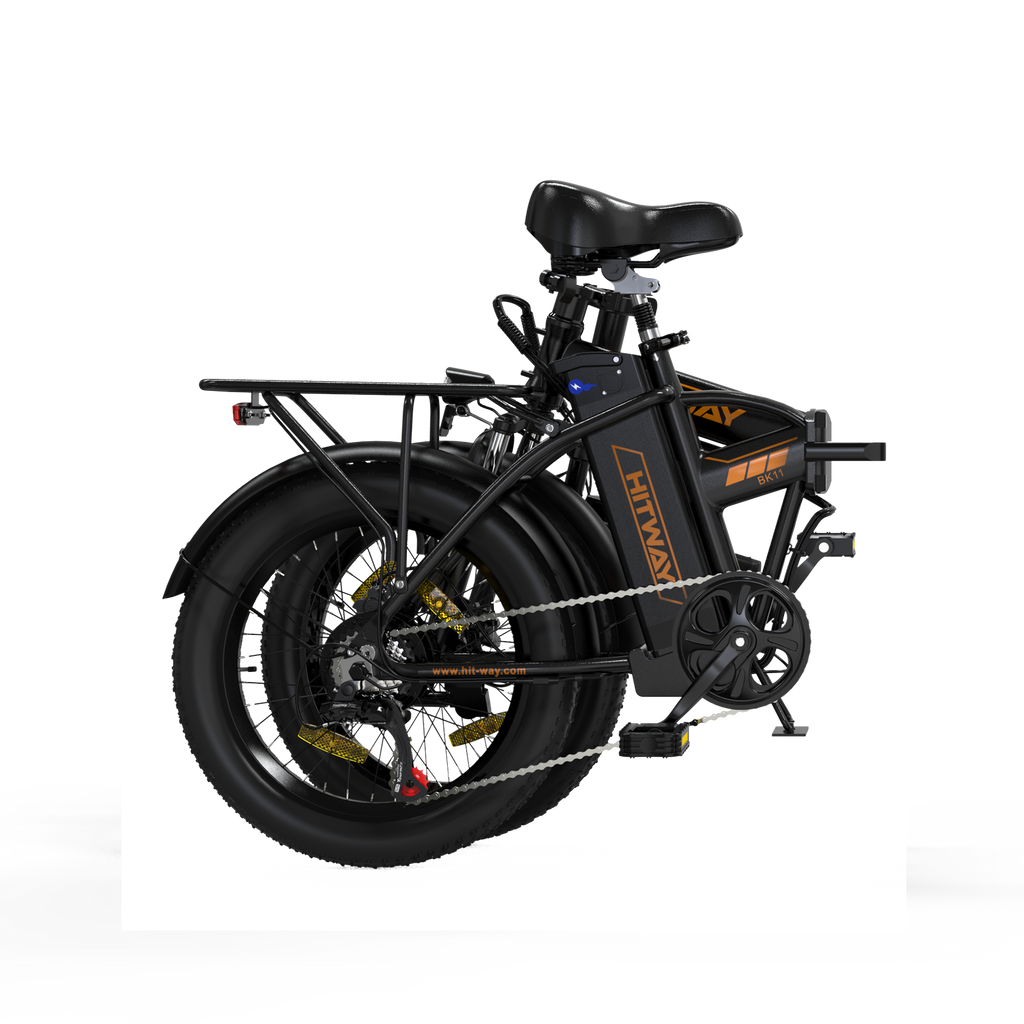 BK11 E-Bike 250W – 20 Zoll Fatbike mit 36V 12Ah Akku, 25 km/h & faltbarem Design
