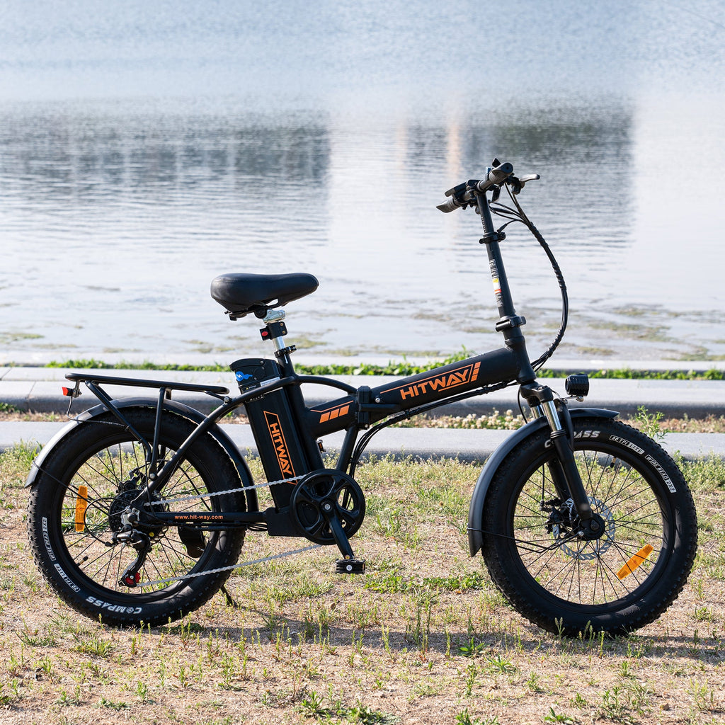 BK11 E-Bike 250W – 20 Zoll Fatbike mit 36V 12Ah Akku, 25 km/h & faltbarem Design
