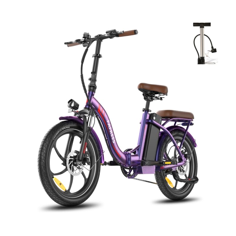 Ebike F20 Pro+ Fatbike Faltrad 20 Zoll mit 36V 22.5AH Akku Damen Ebike Herren 250W, Erwachsene Fatbike Elektromobilrad 140kg, E Mountainbike 20°, Ebike 25km/h (Handyhalter, Buntes Blau)