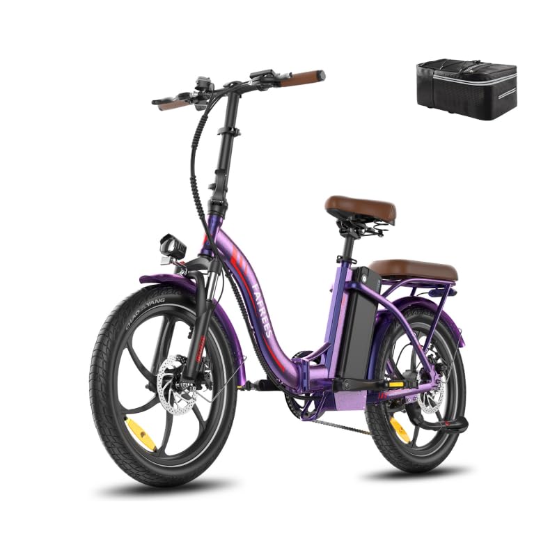Ebike F20 Pro+ Fatbike Faltrad 20 Zoll mit 36V 22.5AH Akku Damen Ebike Herren 250W, Erwachsene Fatbike Elektromobilrad 140kg, E Mountainbike 20°, Ebike 25km/h (Handyhalter, Buntes Blau)