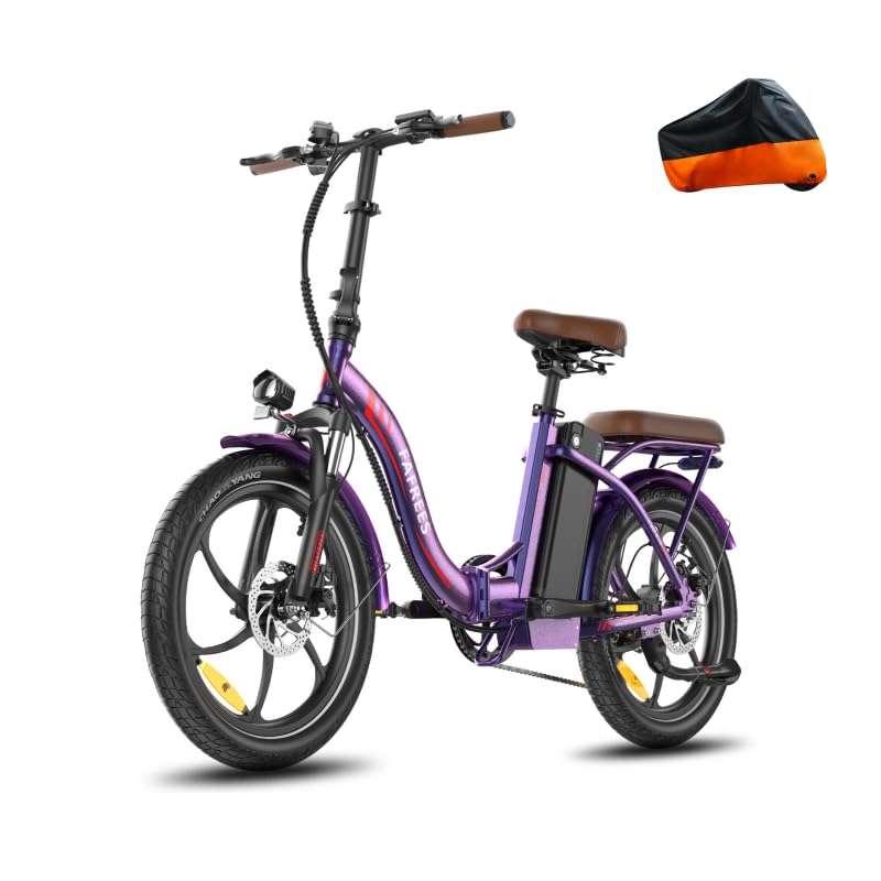 Ebike F20 Pro+ Fatbike Faltrad 20 Zoll mit 36V 22.5AH Akku Damen Ebike Herren 250W, Erwachsene Fatbike Elektromobilrad 140kg, E Mountainbike 20°, Ebike 25km/h (Handyhalter, Buntes Blau)