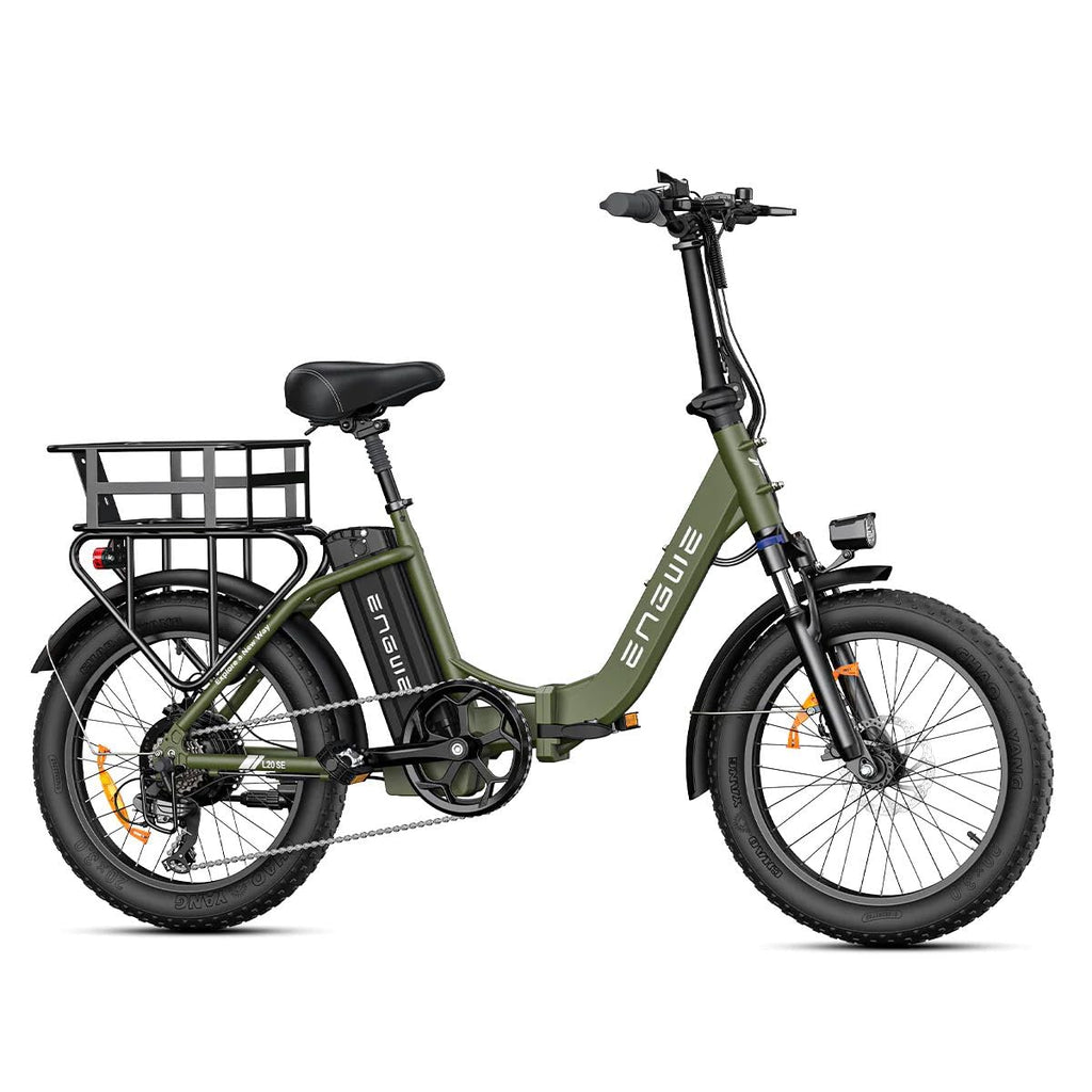ENGWE E-Bike Klapprad 20 Zoll Elektrofahrrad Fatbike, Grün