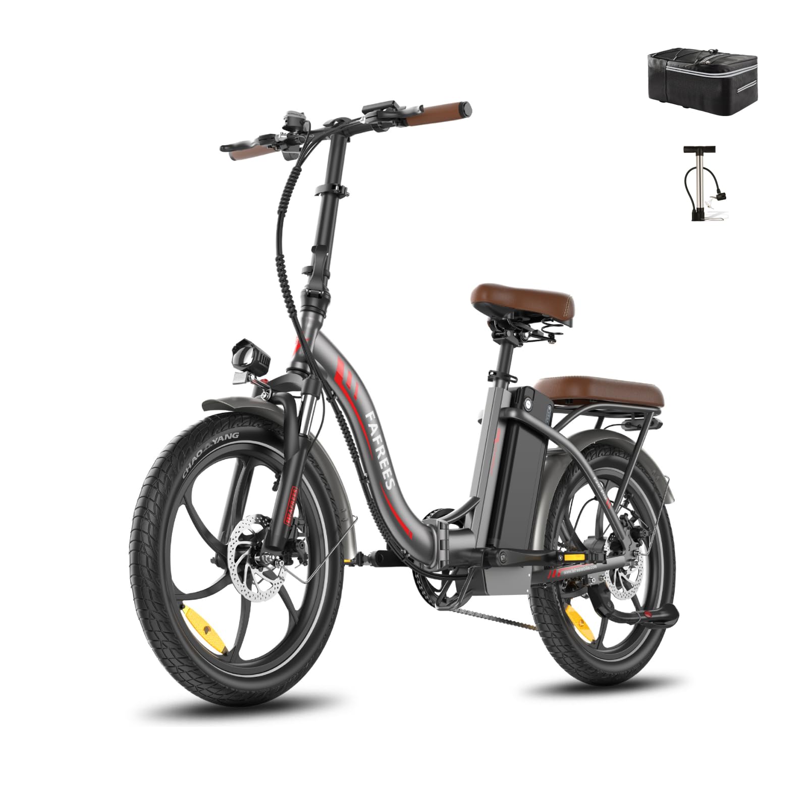 Ebike F20 Pro+ Fatbike Faltrad 20 Zoll mit 36V 22.5AH Akku Damen Ebike Herren 250W, Erwachsene Fatbike Elektromobilrad 140kg, E Mountainbike 20°, Ebike 25km/h (Handyhalter, Buntes Blau)