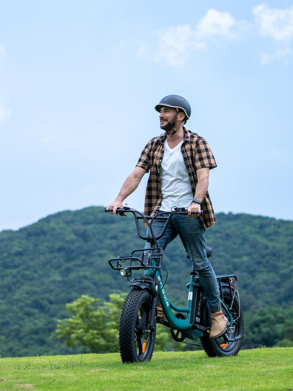 ENGWE E Bike Herren mit 48V 13Ah Batterie, 20 * 4.0 Zoll, 7-Gang Getriebe mit LCD-Display, 250W Motor & 25km/h, Reichweite bis zu 120km L20/L20 Boost