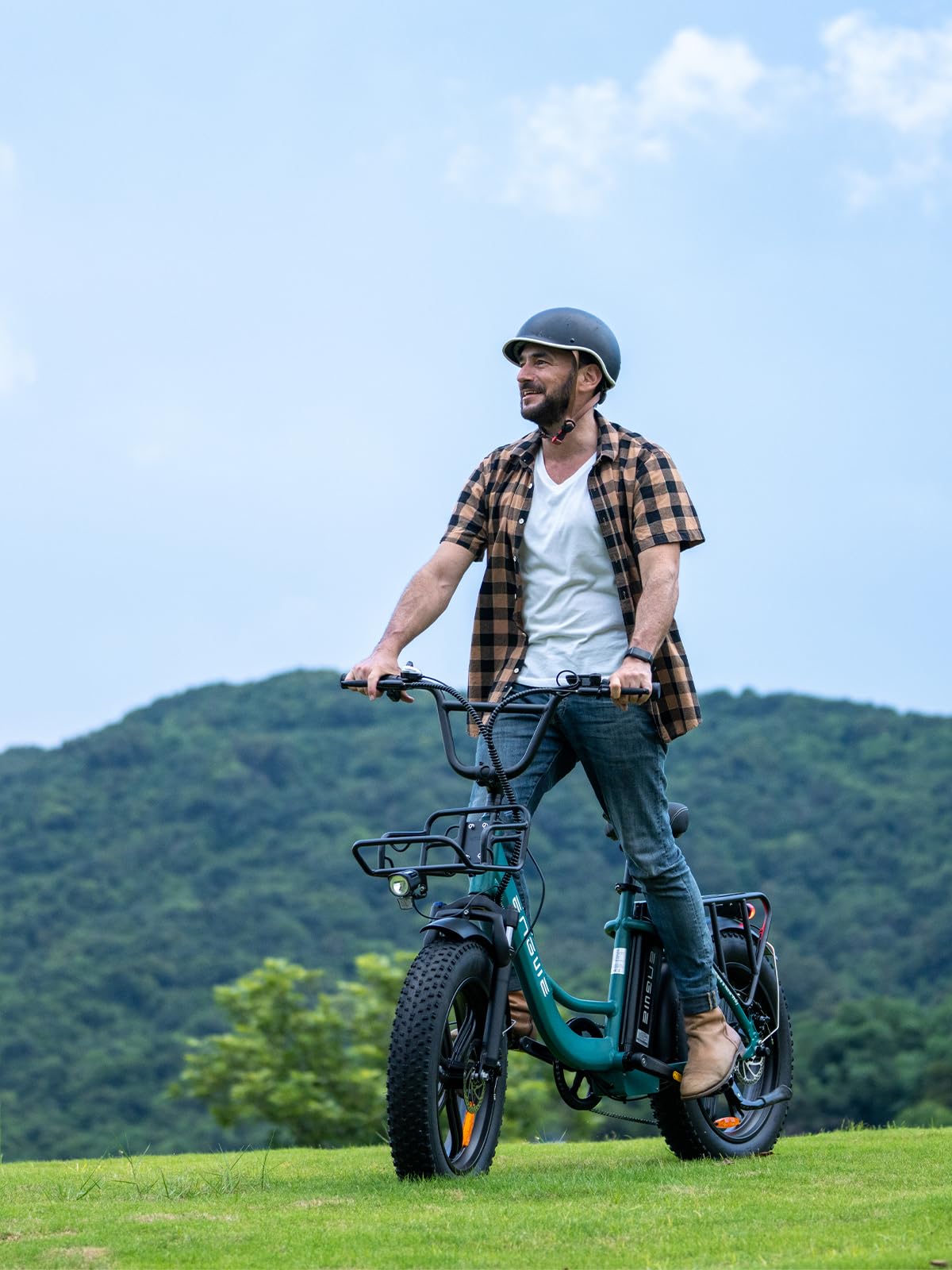 ENGWE E Bike Herren mit 48V 13Ah Batterie, 20 * 4.0 Zoll, 7-Gang Getriebe mit LCD-Display, 250W Motor & 25km/h, Reichweite bis zu 120km L20/L20 Boost