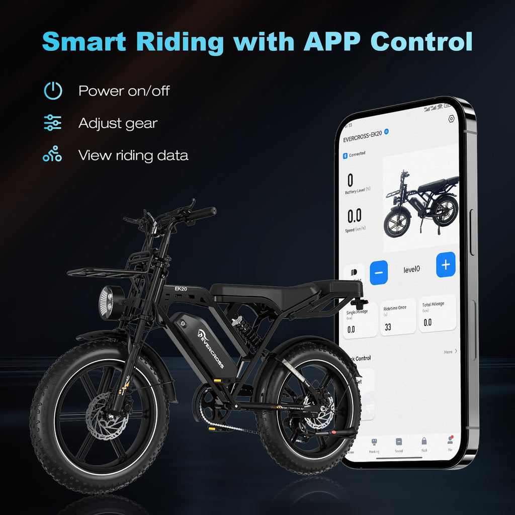 EVERCROSS EK5 Elektrofahrrad, 250W E Bike für Erwachsene, 36V Faltbares Elektrofahrräder Mountainbike, bis zu 25KM/H, Reichweite 35-60km, 16'' Reifen Elektrisches City Bike mit Verstellbarem Sitz