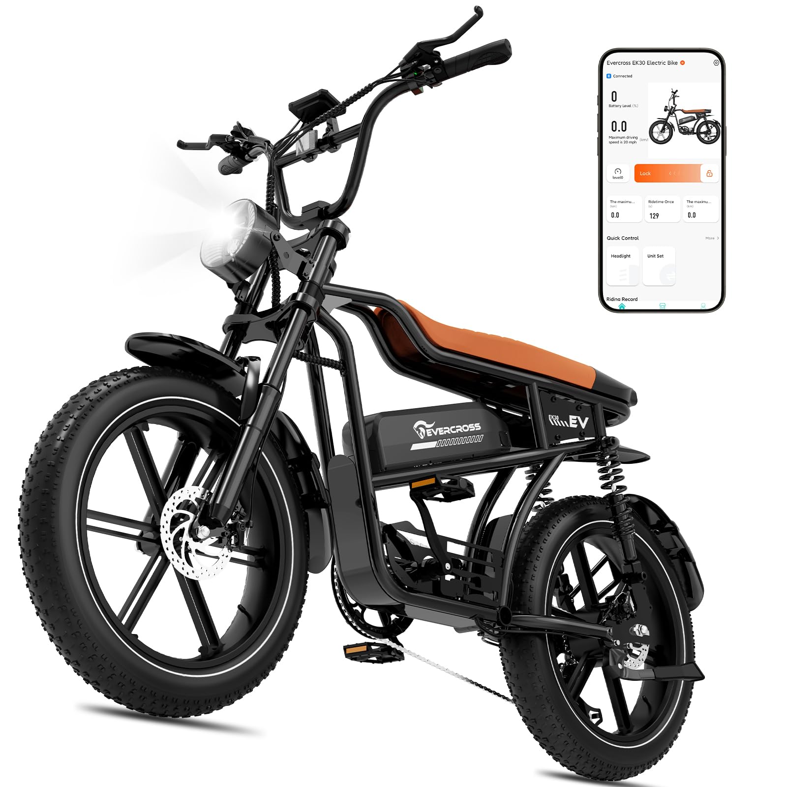 EVERCROSS EK5 Elektrofahrrad, 250W E Bike für Erwachsene, 36V Faltbares Elektrofahrräder Mountainbike, bis zu 25KM/H, Reichweite 35-60km, 16'' Reifen Elektrisches City Bike mit Verstellbarem Sitz
