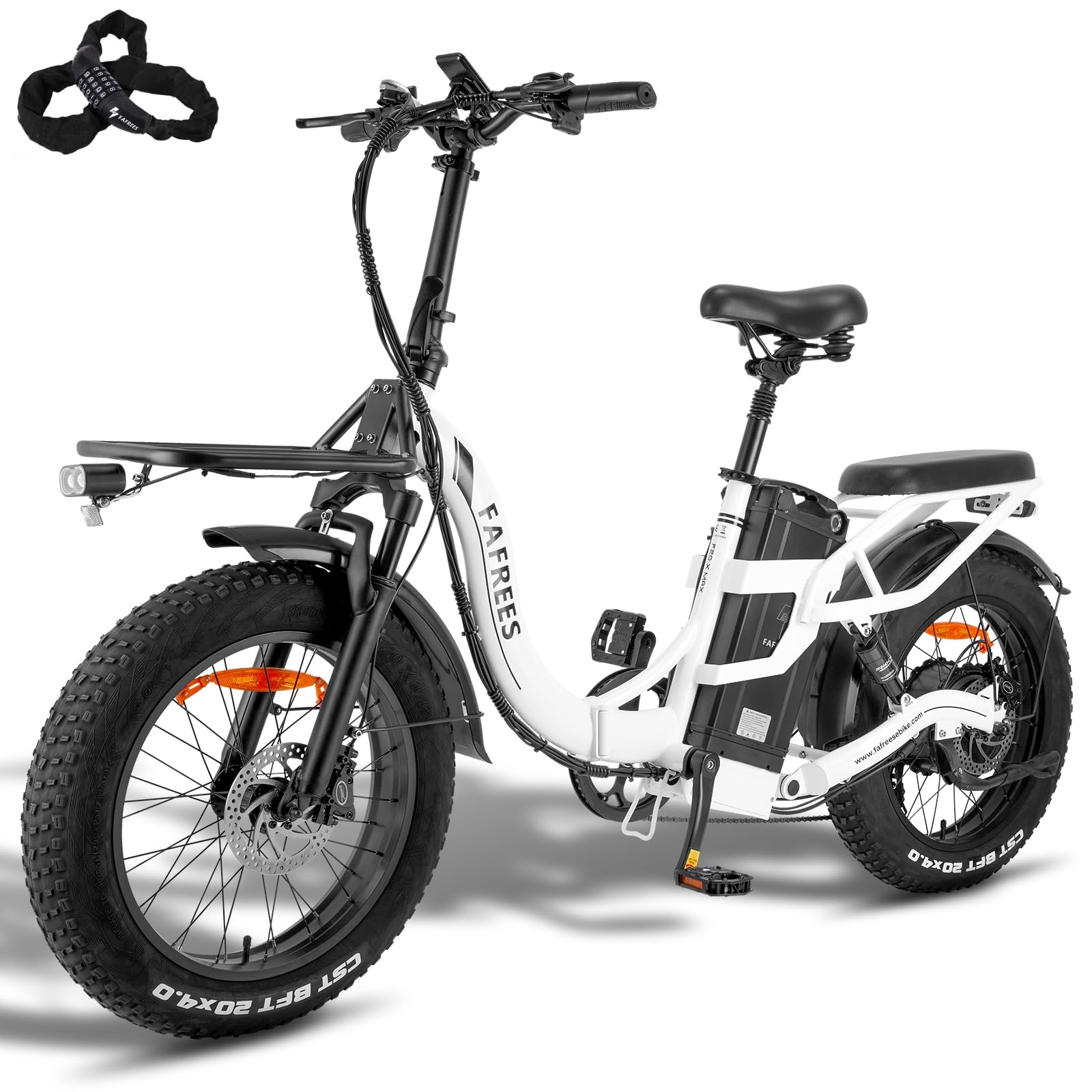 Fafrees F20 X-Max E-Bike Klapprad Elektrofahrrad 48V 30Ah Akku 20 Zoll *4.0 Fat Tire E-Mountainbike Maximales Drehmoment 65 N.m