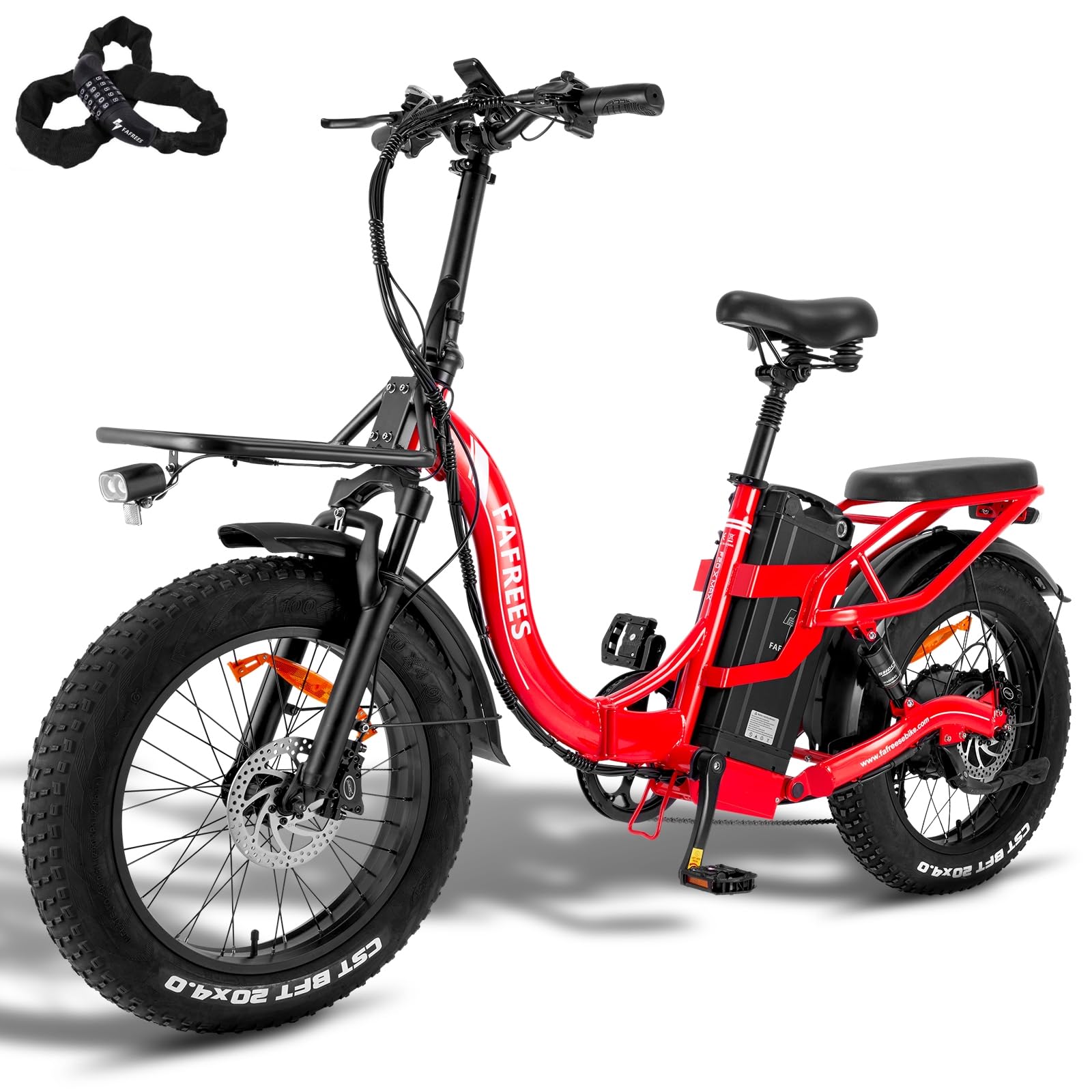 Fafrees F20 X-Max E-Bike Klapprad Elektrofahrrad 48V 30Ah Akku 20 Zoll *4.0 Fat Tire E-Mountainbike Maximales Drehmoment 65 N.m