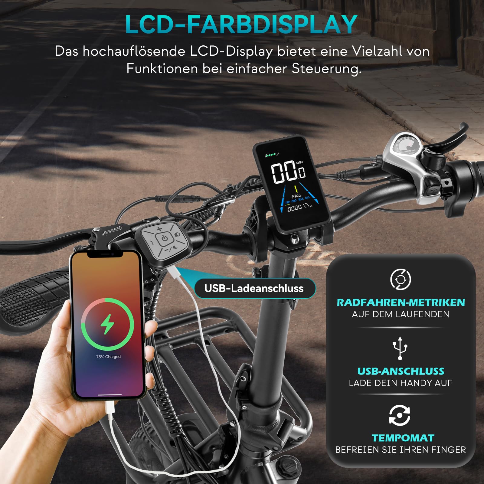 Fafrees F20 X-Max E-Bike Klapprad Elektrofahrrad 48V 30Ah Akku 20 Zoll *4.0 Fat Tire E-Mountainbike Maximales Drehmoment 65 N.m