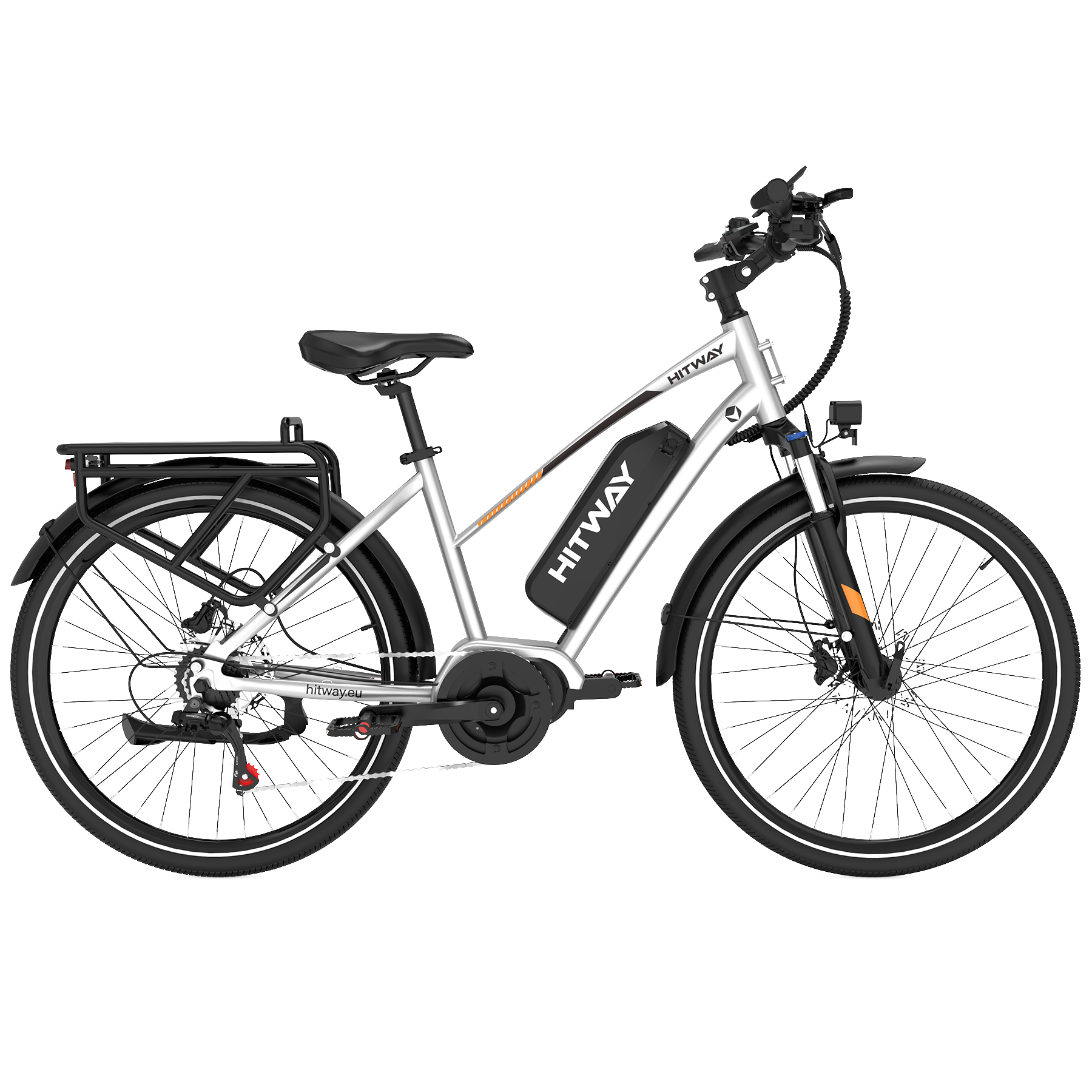 BK-U1 E-Bike mit Ananda M60 Mittelmotor – 150–180 km Reichweite, NFC & App, 27.5" Trekking Elektrofahrrad