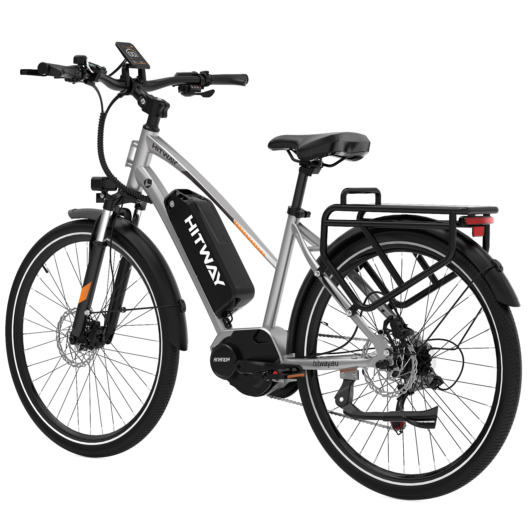 BK-U1 E-Bike mit Ananda M60 Mittelmotor – 150–180 km Reichweite, NFC & App, 27.5" Trekking Elektrofahrrad