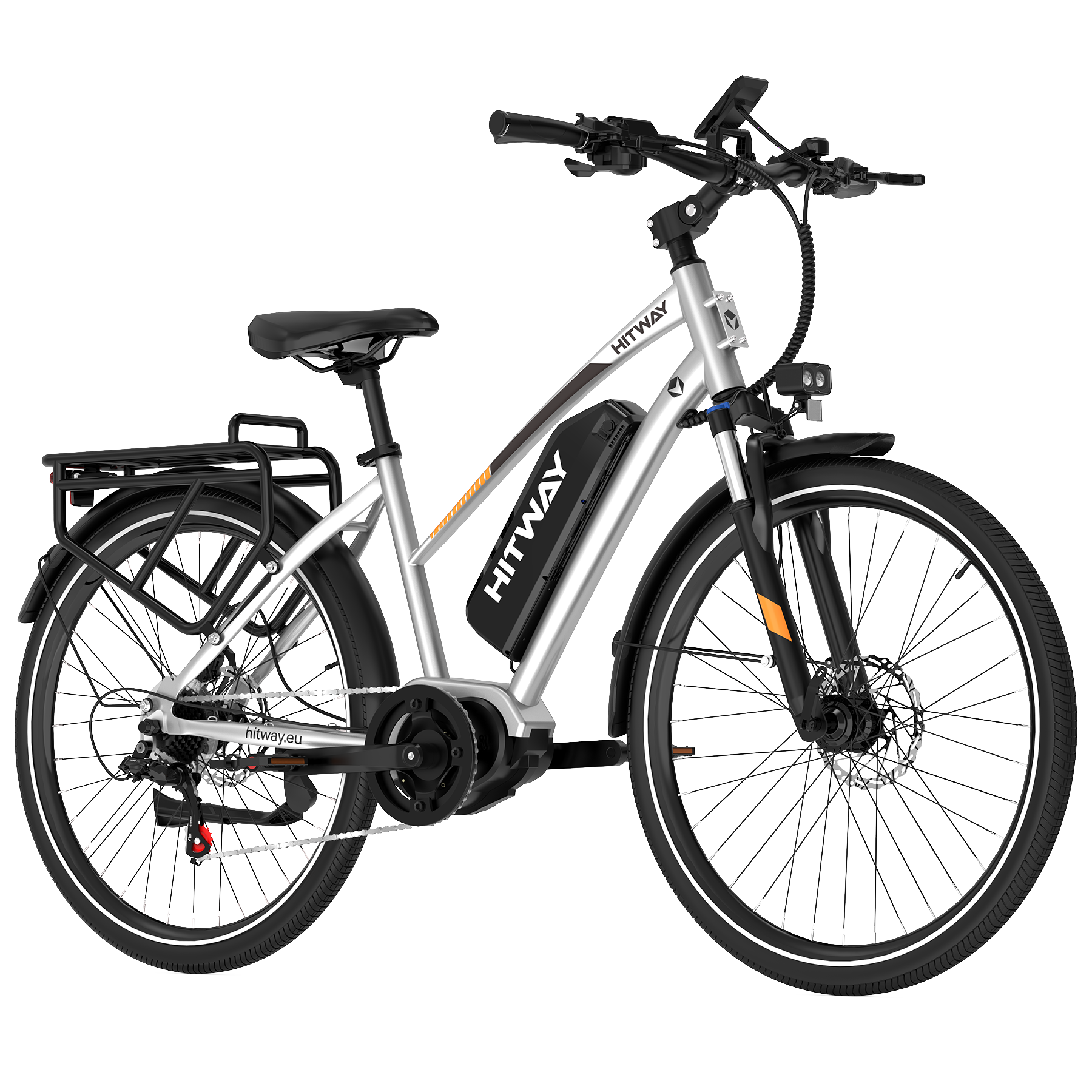 BK-U1 E-Bike mit Ananda M60 Mittelmotor – 150–180 km Reichweite, NFC & App, 27.5" Trekking Elektrofahrrad