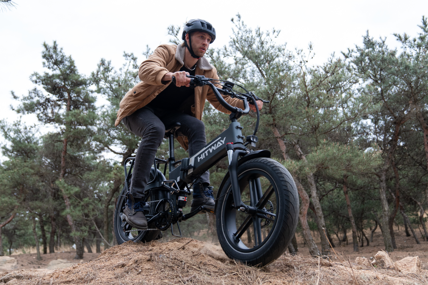 BK10S PRO 250W E-Fatbike – 20x4.0 Zoll, 70Nm Motor, 48V 15Ah Akku bis 120 km Reichweite & Doppelfederung
