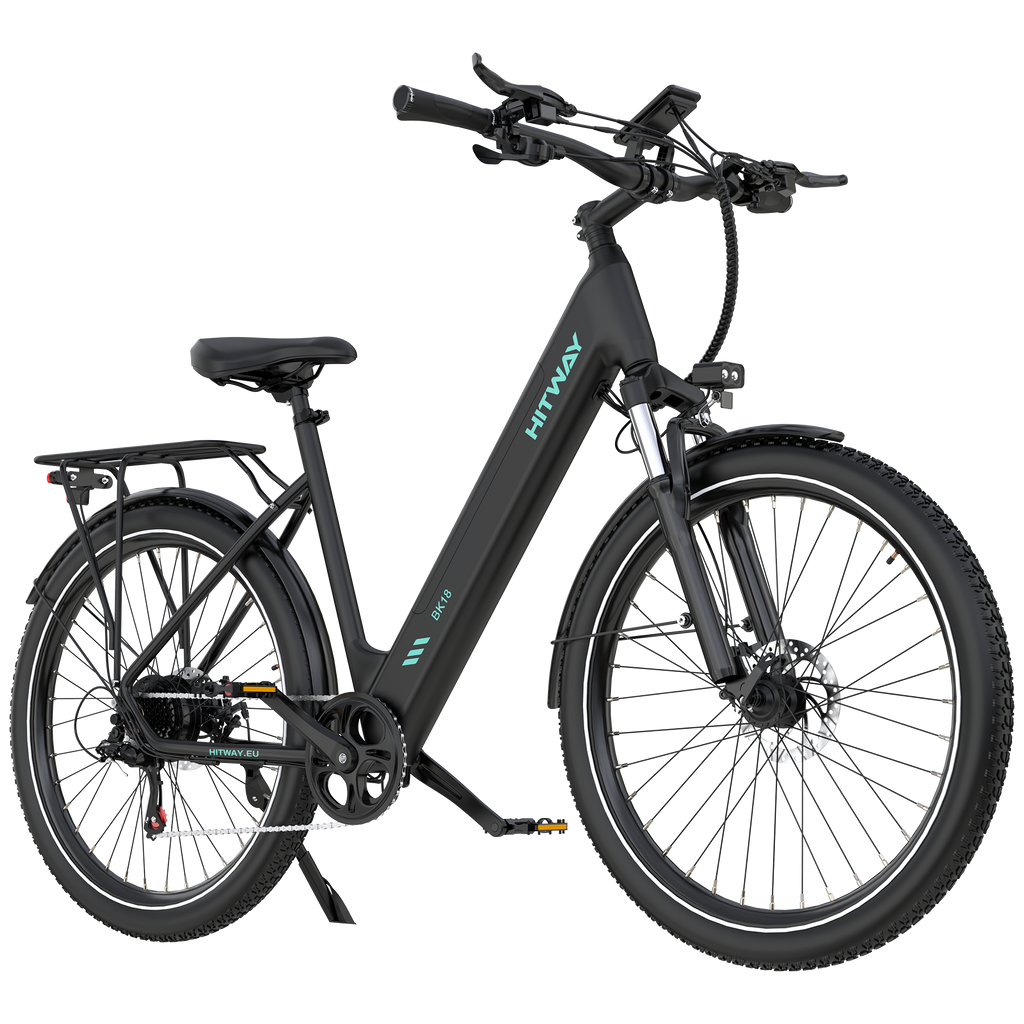 BK18S E-Bike 250W – 27,5 Zoll City E-Bike mit 36V 13Ah Akku, NFC & App-Steuerung, bis 100 km Reichweite