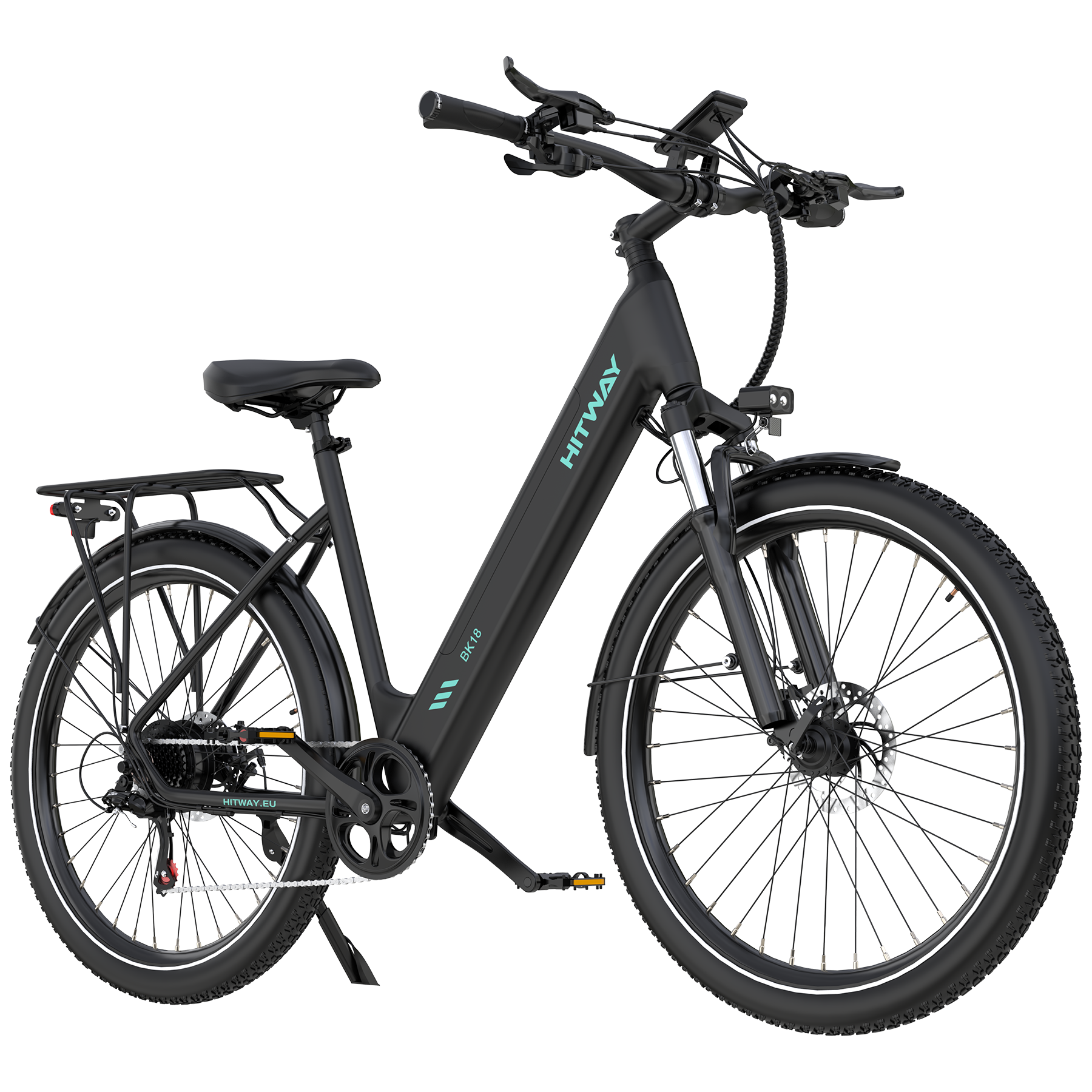 BK18S E-Bike 250W – 27,5 Zoll City E-Bike mit 36V 13Ah Akku, NFC & App-Steuerung, bis 100 km Reichweite