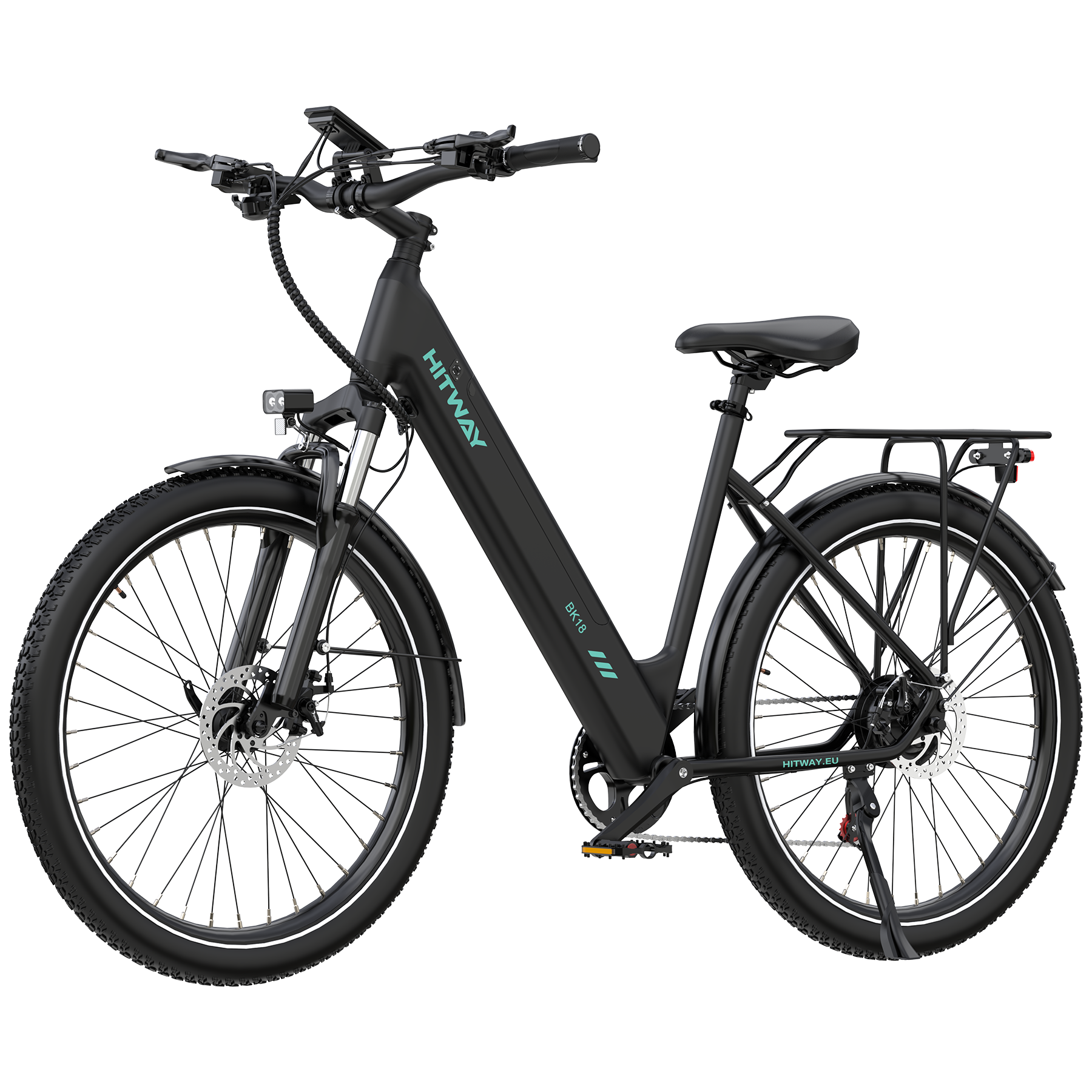BK18S E-Bike 250W – 27,5 Zoll City E-Bike mit 36V 13Ah Akku, NFC & App-Steuerung, bis 100 km Reichweite