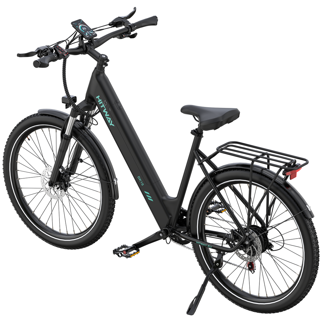 BK18S E-Bike 250W – 27,5 Zoll City E-Bike mit 36V 13Ah Akku, NFC & App-Steuerung, bis 100 km Reichweite