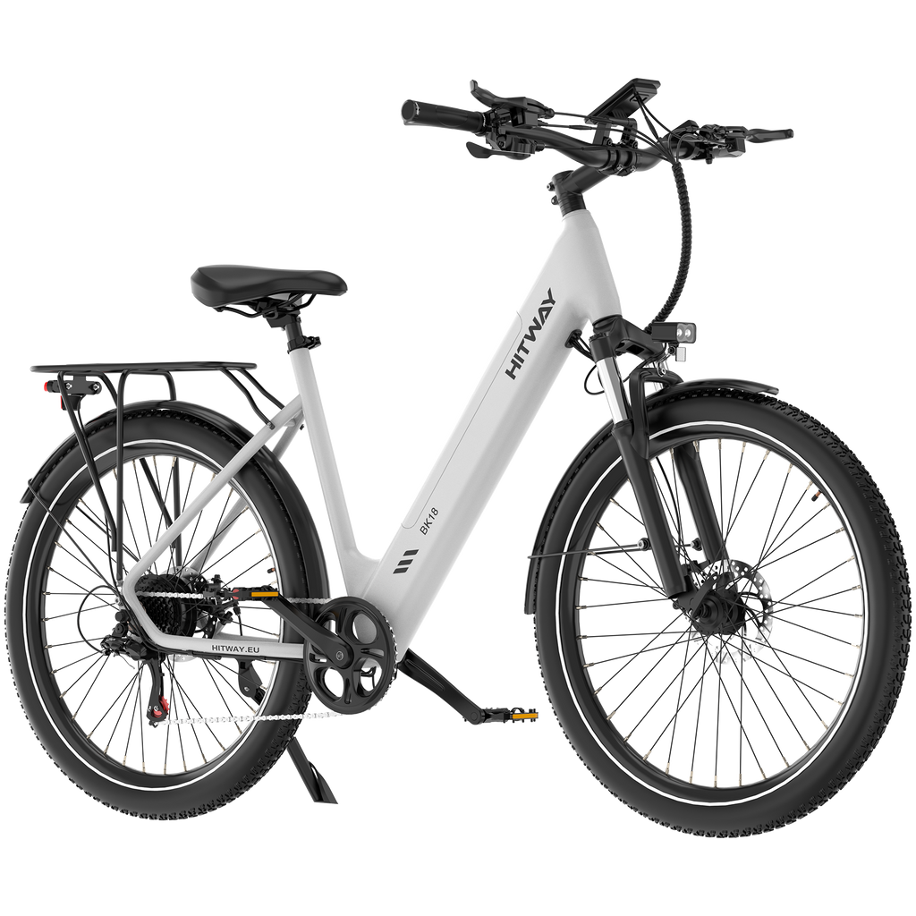 BK18S E-Bike 250W – 27,5 Zoll City E-Bike mit 36V 13Ah Akku, NFC & App-Steuerung, bis 100 km Reichweite