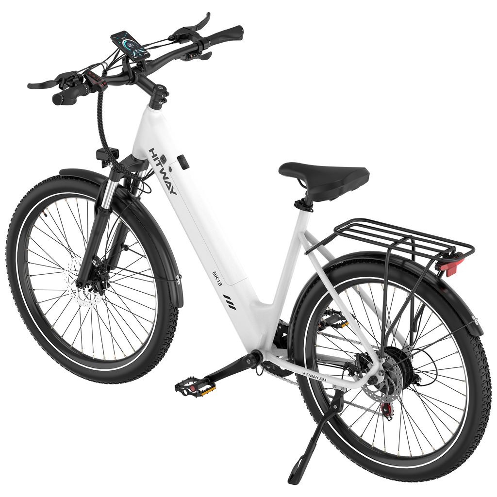 BK18S E-Bike 250W – 27,5 Zoll City E-Bike mit 36V 13Ah Akku, NFC & App-Steuerung, bis 100 km Reichweite
