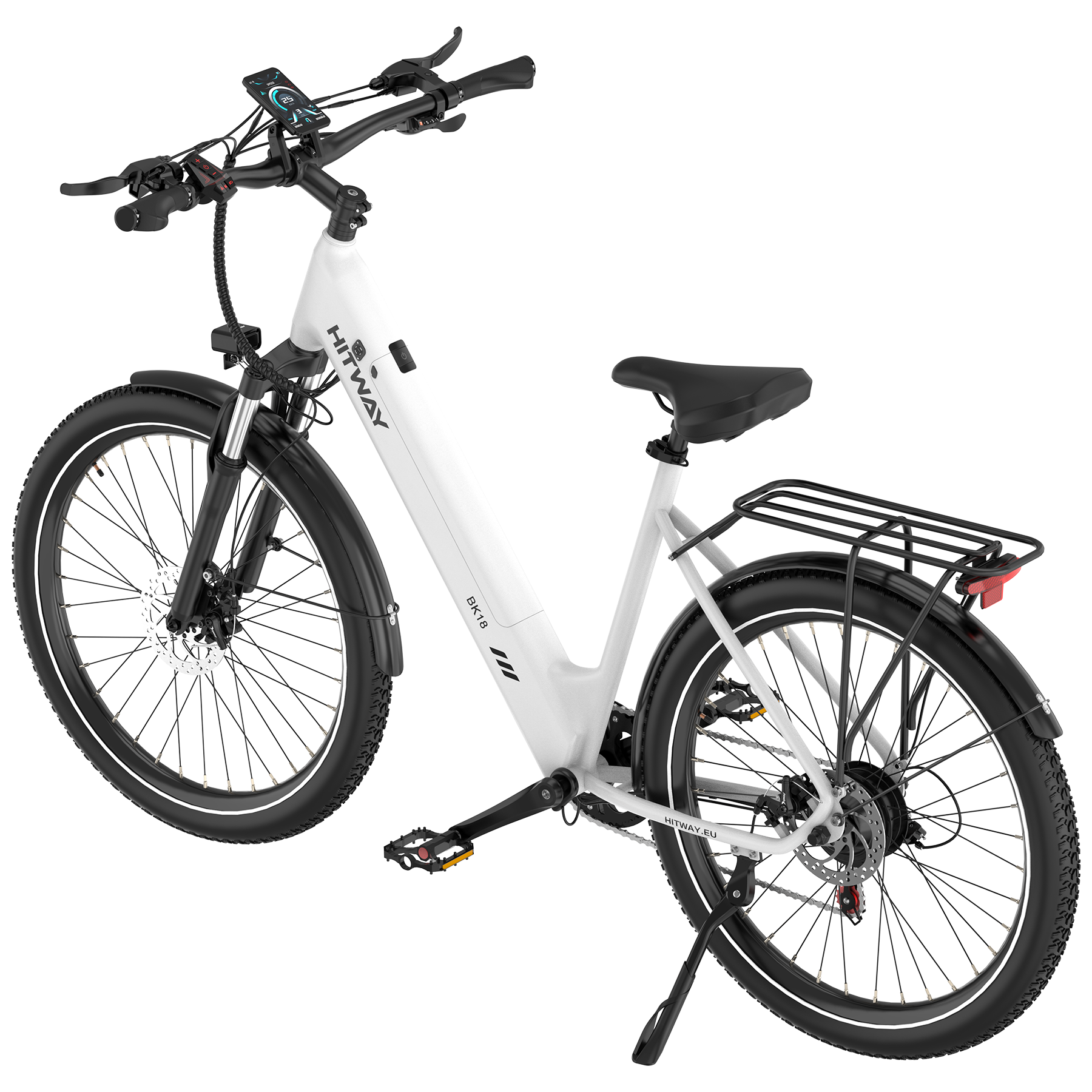 BK18S E-Bike 250W – 27,5 Zoll City E-Bike mit 36V 13Ah Akku, NFC & App-Steuerung, bis 100 km Reichweite