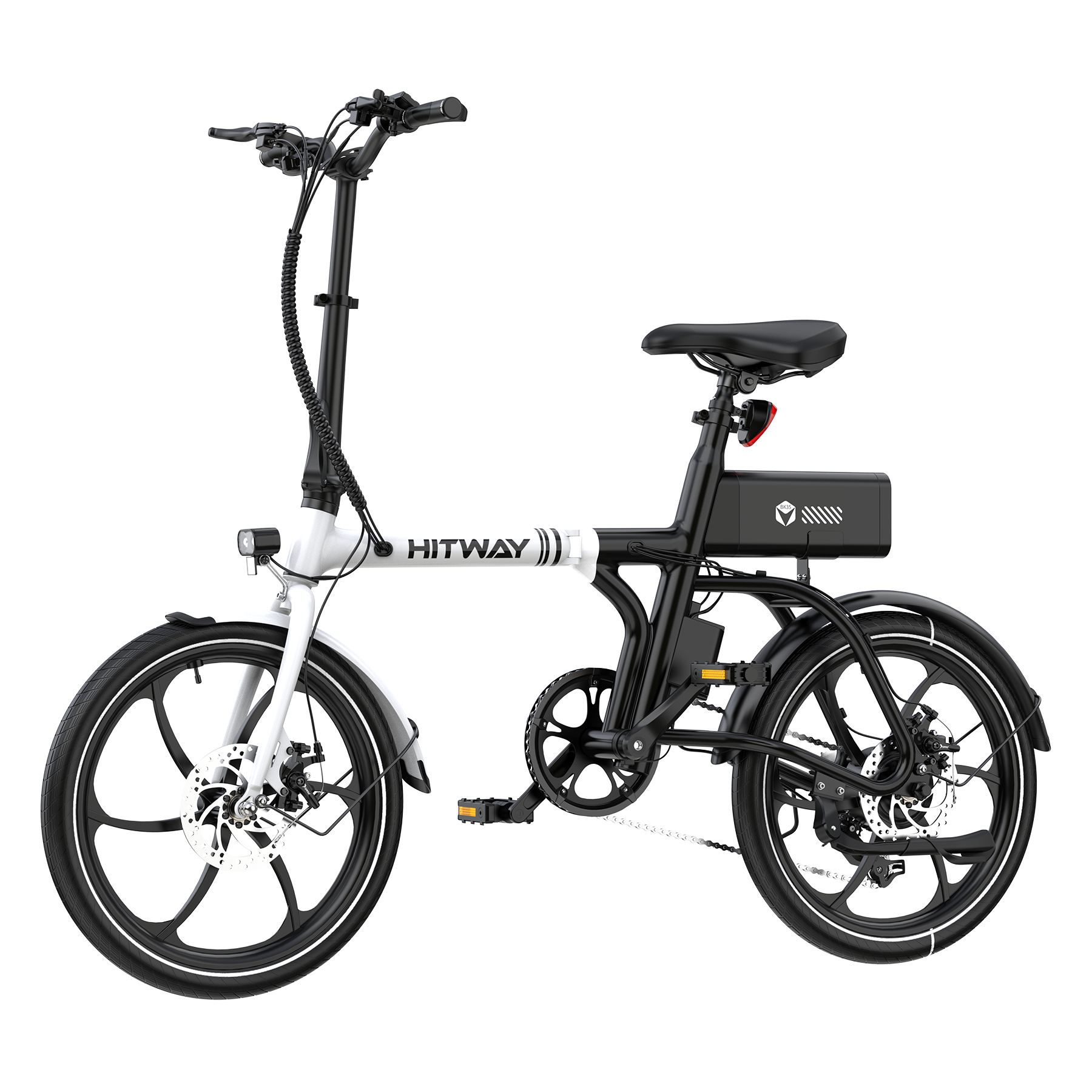 BK35S PRO 250W E-Faltrad – Kompaktes Klapprad mit 36V 9Ah Akku, 25 km/h, Shimano 7-Gang & App Display