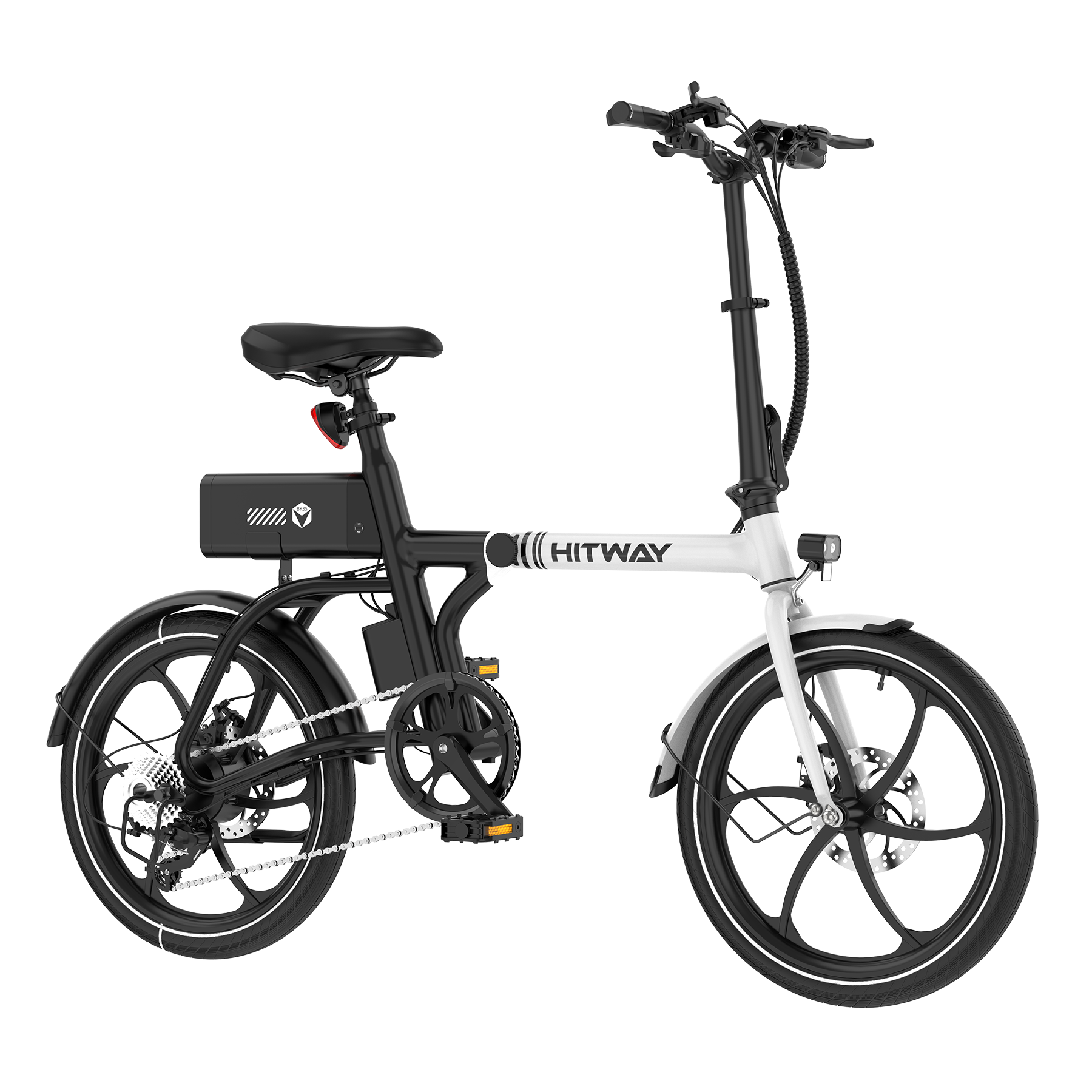 BK35S PRO 250W E-Faltrad – Kompaktes Klapprad mit 36V 9Ah Akku, 25 km/h, Shimano 7-Gang & App Display