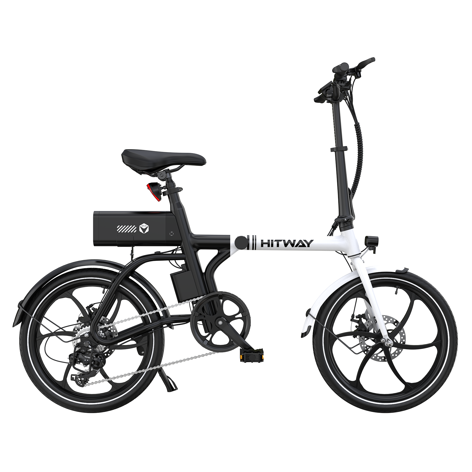 BK35S PRO 250W E-Faltrad – Kompaktes Klapprad mit 36V 9Ah Akku, 25 km/h, Shimano 7-Gang & App Display