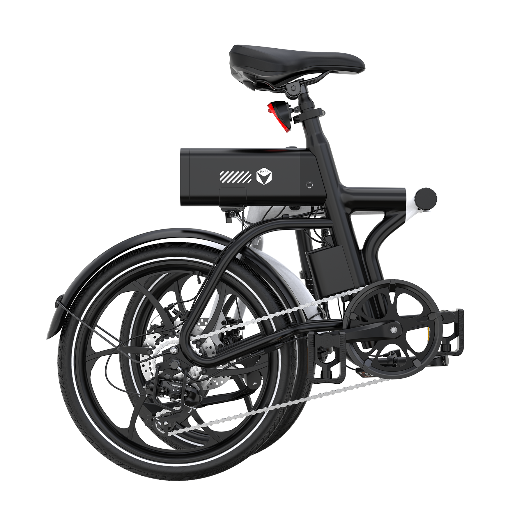 BK35S PRO 250W E-Faltrad – Kompaktes Klapprad mit 36V 9Ah Akku, 25 km/h, Shimano 7-Gang & App Display