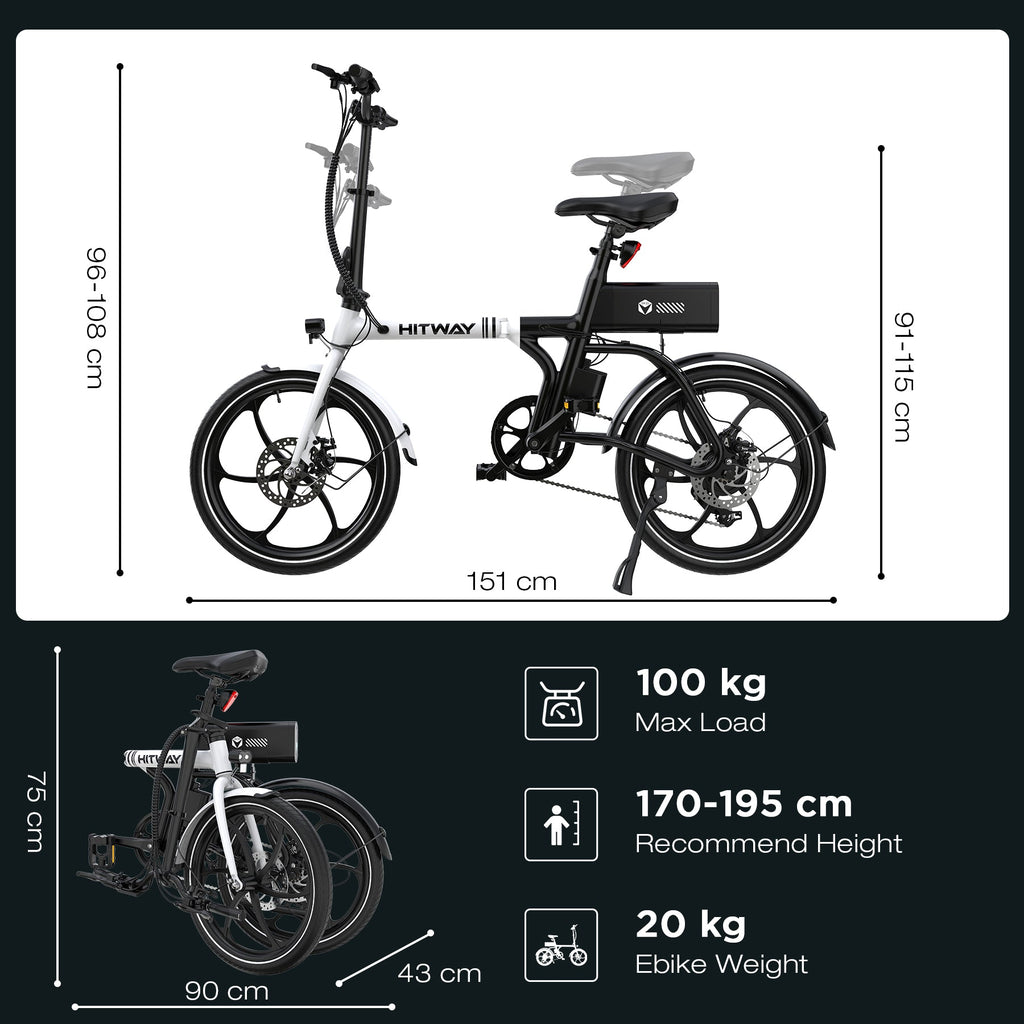 BK35S PRO 250W E-Faltrad – Kompaktes Klapprad mit 36V 9Ah Akku, 25 km/h, Shimano 7-Gang & App Display