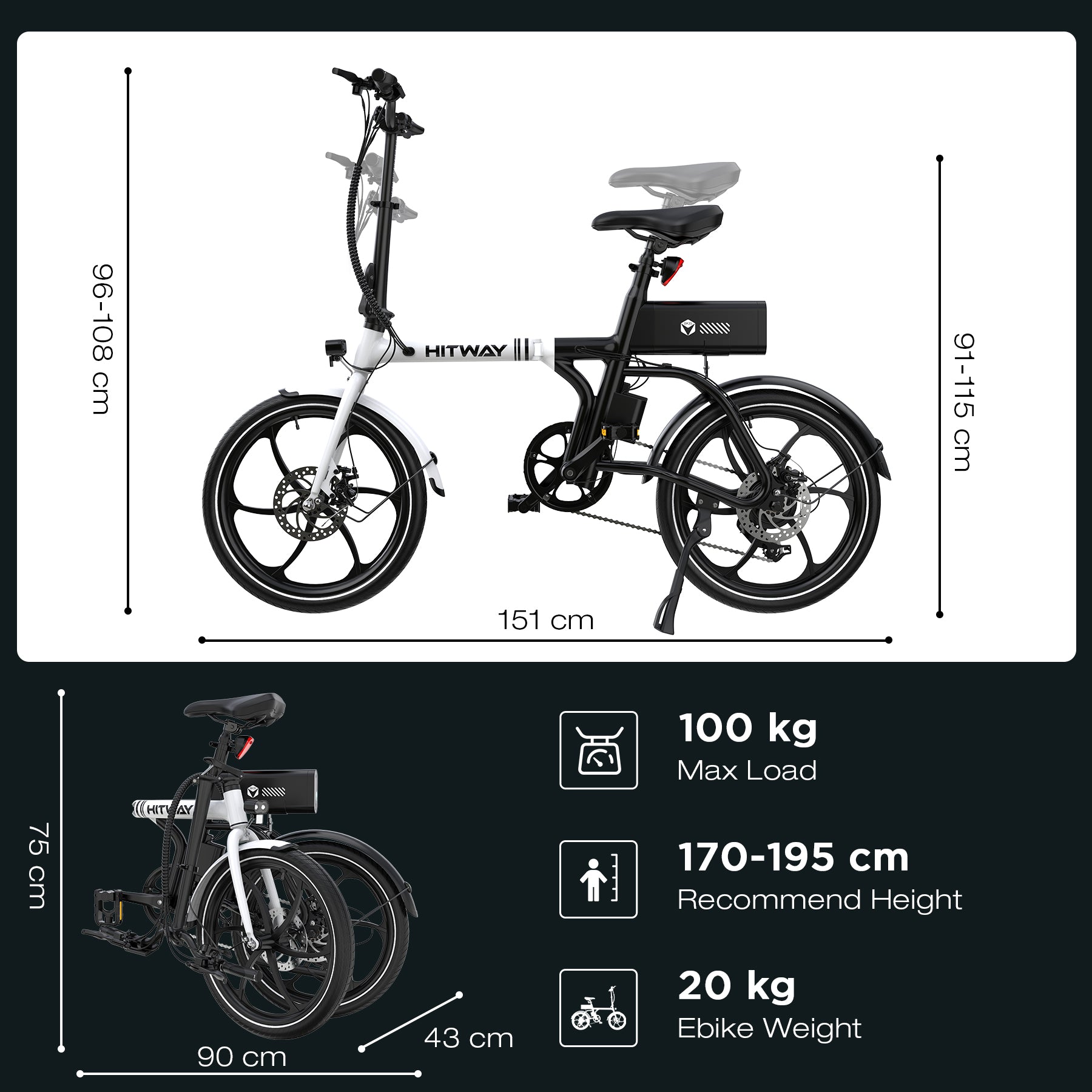 BK35S PRO 250W E-Faltrad – Kompaktes Klapprad mit 36V 9Ah Akku, 25 km/h, Shimano 7-Gang & App Display
