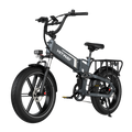 BK10S PRO 250W E-Fatbike – 20x4.0 Zoll, 70Nm Motor, 48V 15Ah Akku bis 120 km Reichweite & Doppelfederung