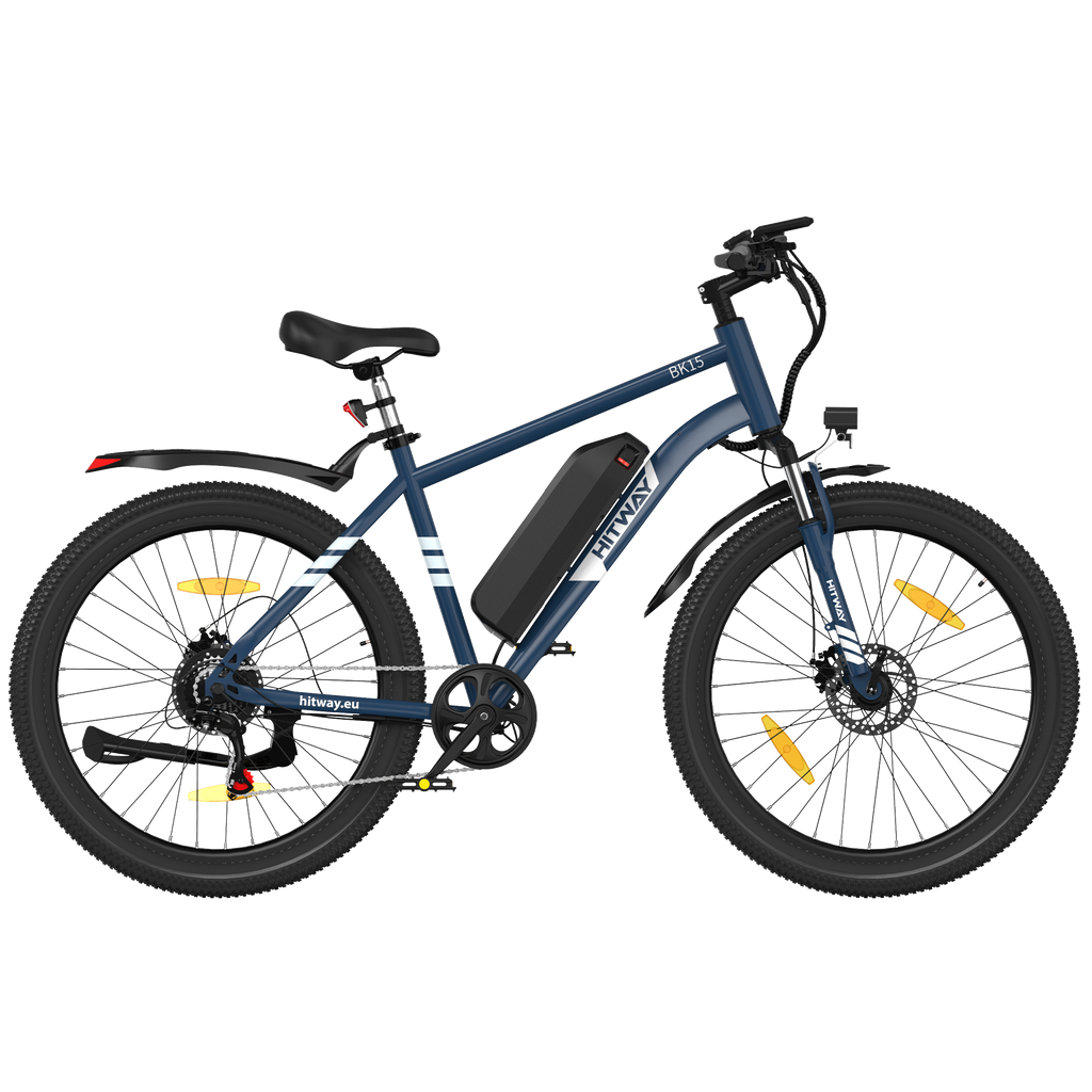BK15 PRO E-Bike 250W – 27,5 Zoll City & Trekking E-Bike mit 36V 13Ah Akku, Shimano 7-Gang & 100 km Reichweite