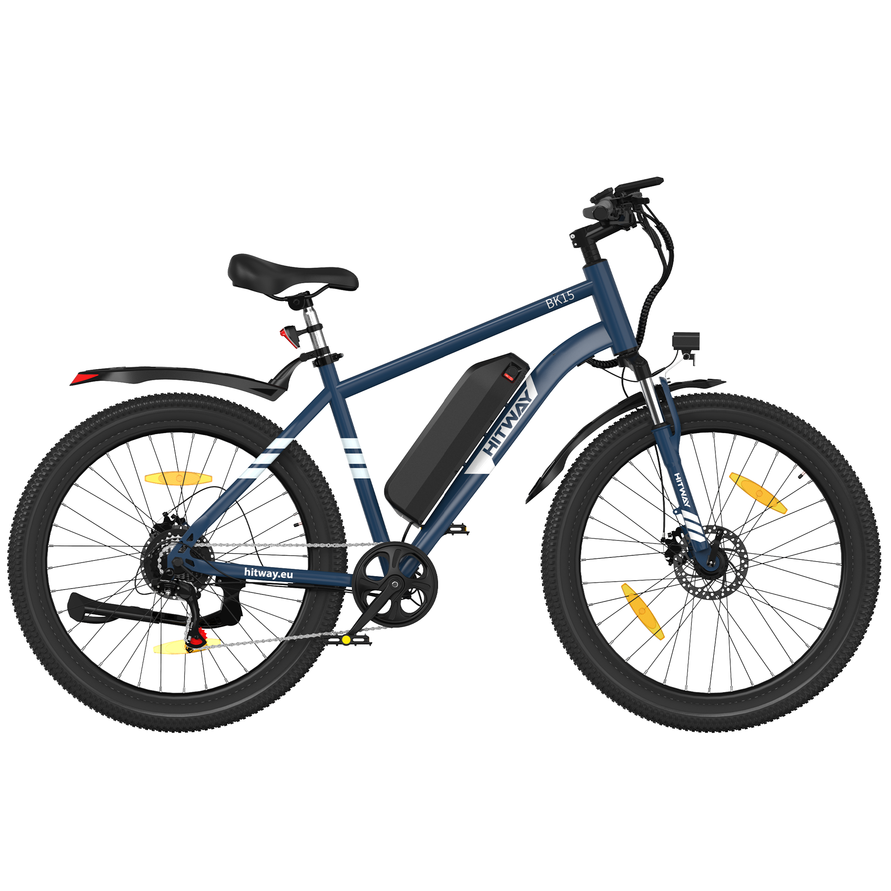 BK15 PRO E-Bike 250W – 27,5 Zoll City & Trekking E-Bike mit 36V 13Ah Akku, Shimano 7-Gang & 100 km Reichweite