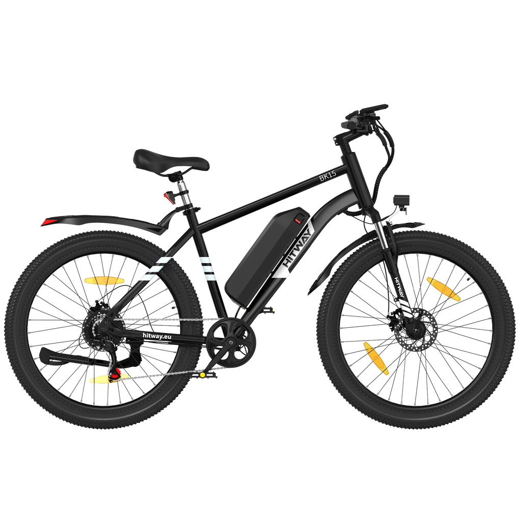 BK15 PRO E-Bike 250W – 27,5 Zoll City & Trekking E-Bike mit 36V 13Ah Akku, Shimano 7-Gang & 100 km Reichweite