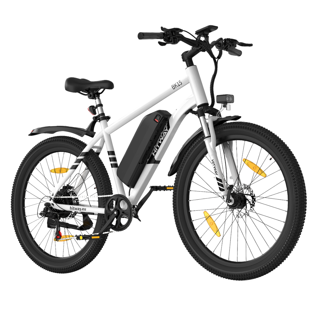 BK15 PRO E-Bike 250W – 27,5 Zoll City & Trekking E-Bike mit 36V 13Ah Akku, Shimano 7-Gang & 100 km Reichweite