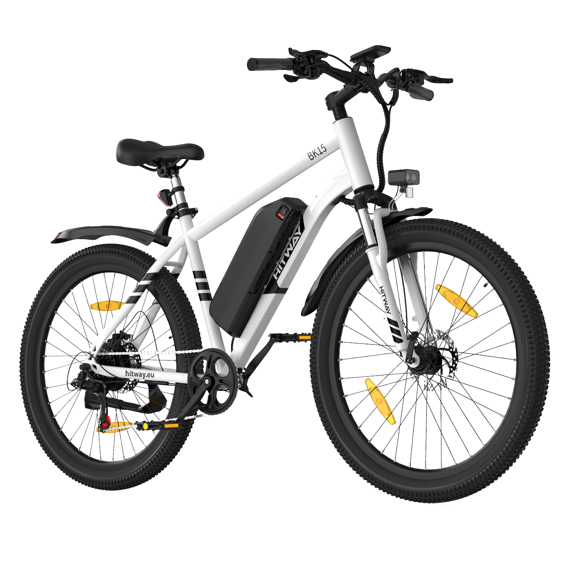 BK15 PRO E-Bike 250W – 27,5 Zoll City & Trekking E-Bike mit 36V 13Ah Akku, Shimano 7-Gang & 100 km Reichweite