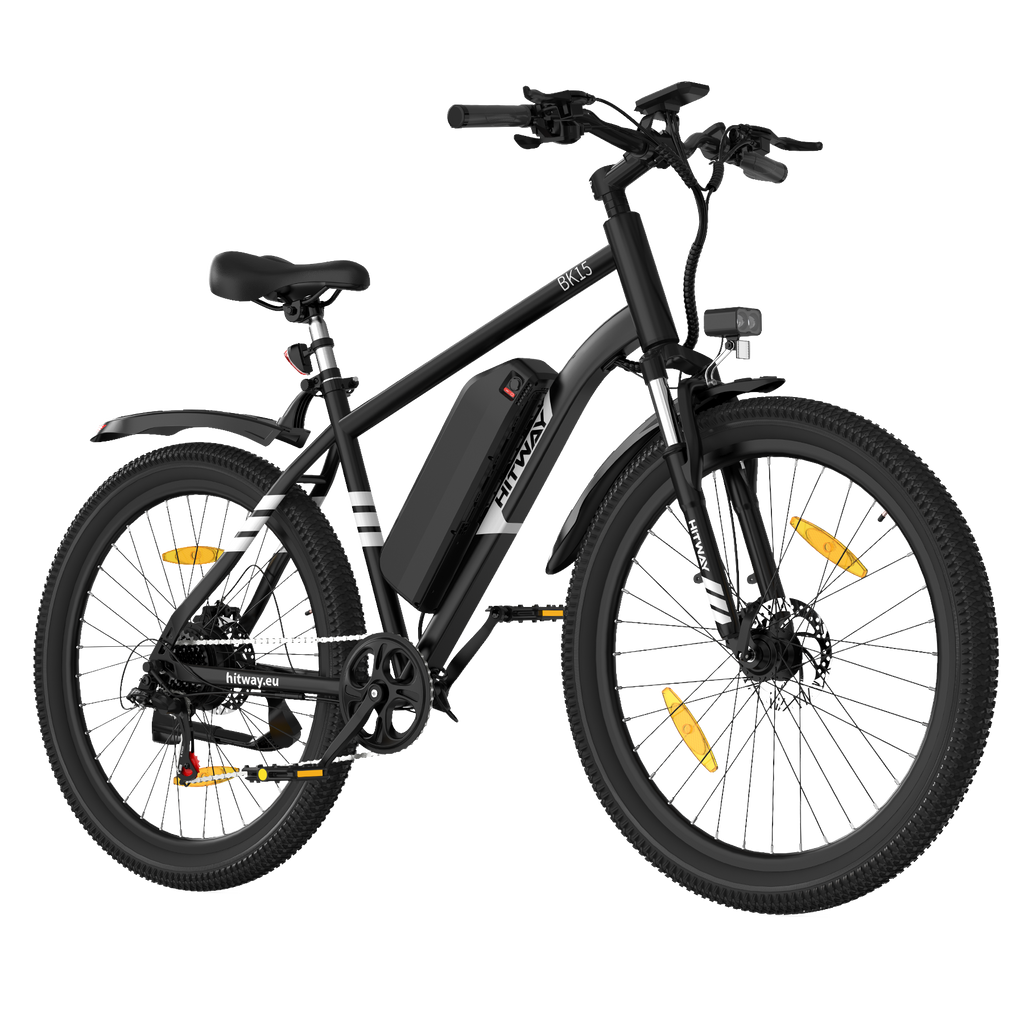 BK15 PRO E-Bike 250W – 27,5 Zoll City & Trekking E-Bike mit 36V 13Ah Akku, Shimano 7-Gang & 100 km Reichweite
