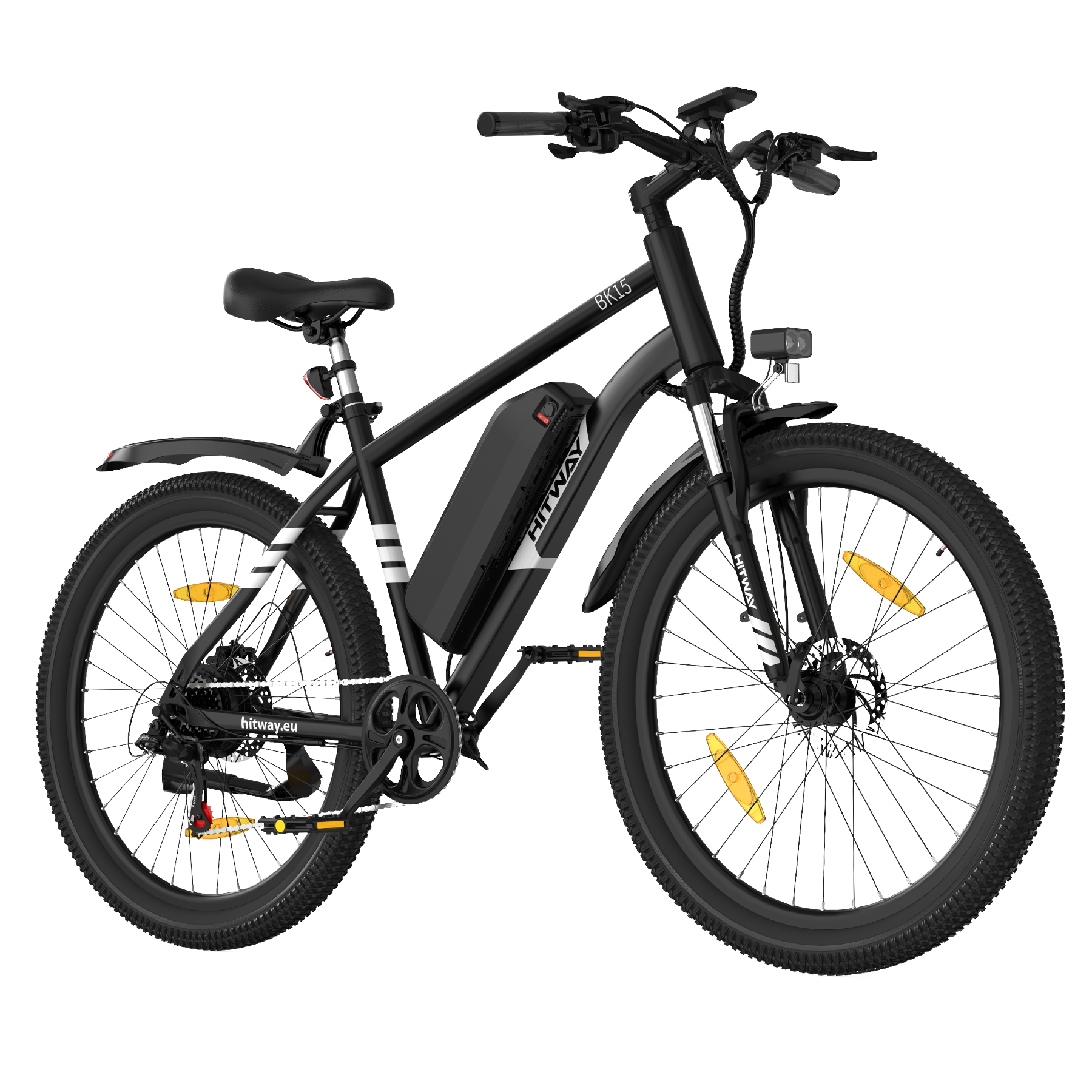 BK15 PRO E-Bike 250W – 27,5 Zoll City & Trekking E-Bike mit 36V 13Ah Akku, Shimano 7-Gang & 100 km Reichweite