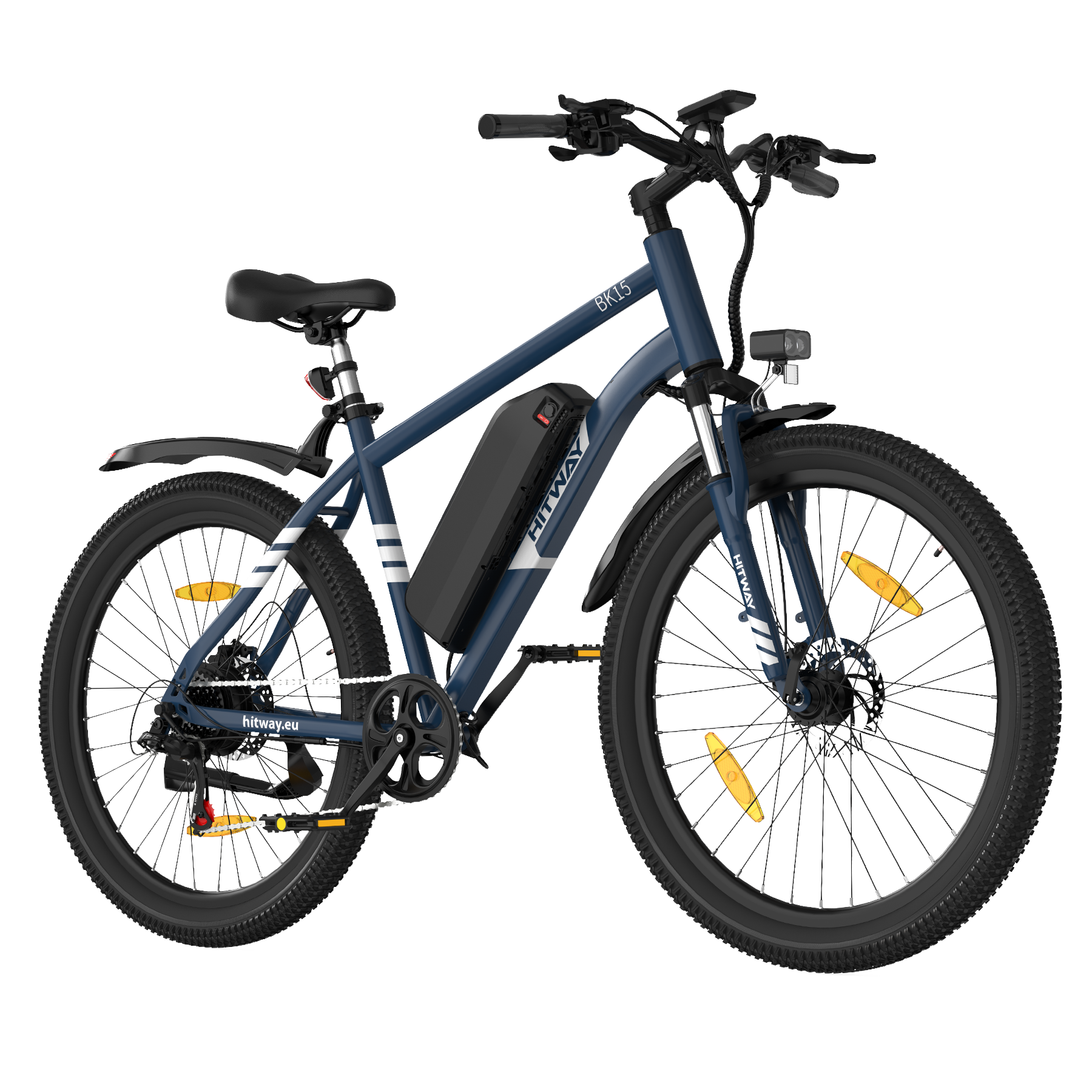BK15 PRO E-Bike 250W – 27,5 Zoll City & Trekking E-Bike mit 36V 13Ah Akku, Shimano 7-Gang & 100 km Reichweite