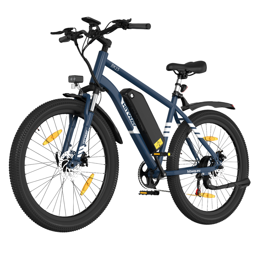 BK15 PRO E-Bike 250W – 27,5 Zoll City & Trekking E-Bike mit 36V 13Ah Akku, Shimano 7-Gang & 100 km Reichweite