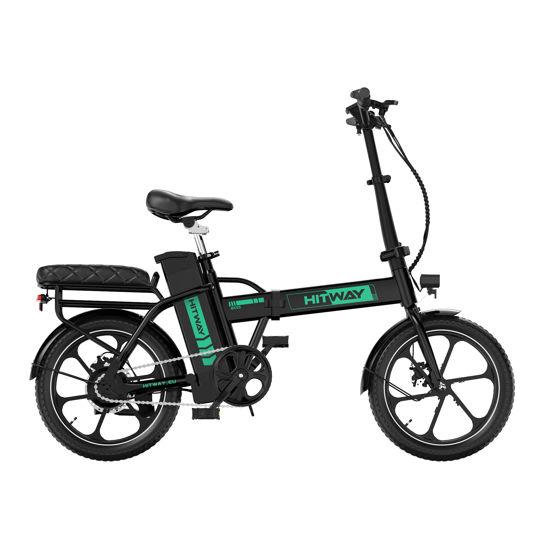 HITWAY BK5SL Faltrad E-Bike 250W – Kompaktes 16 Zoll Elektrofahrrad mit 36V 13Ah Akku & App-Steuerung