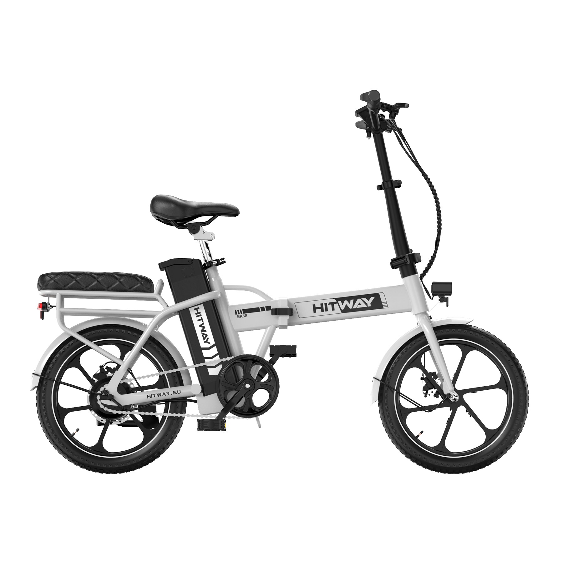 HITWAY BK5SL Faltrad E-Bike 250W – Kompaktes 16 Zoll Elektrofahrrad mit 36V 13Ah Akku & App-Steuerung
