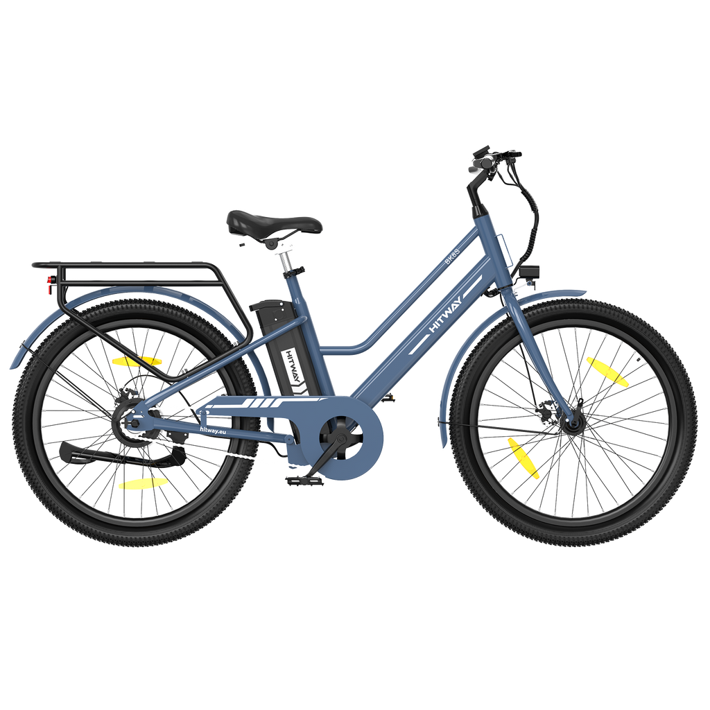 BK8SL E-Bike 250W – 27,5 Zoll City E-Bike mit 36V 13Ah Akku, Bluetooth App & Tiefeinstieg