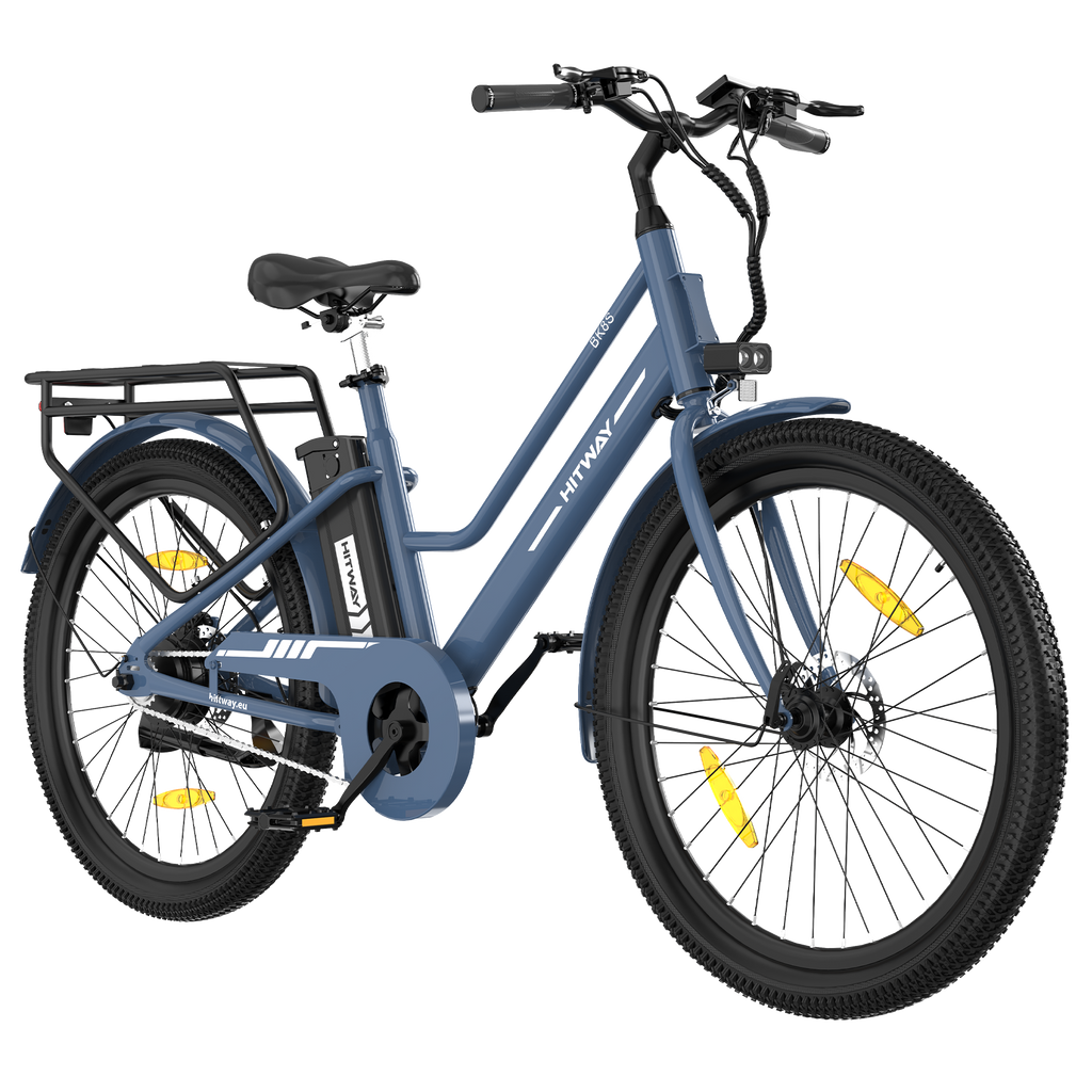 BK8SL E-Bike 250W – 27,5 Zoll City E-Bike mit 36V 13Ah Akku, Bluetooth App & Tiefeinstieg