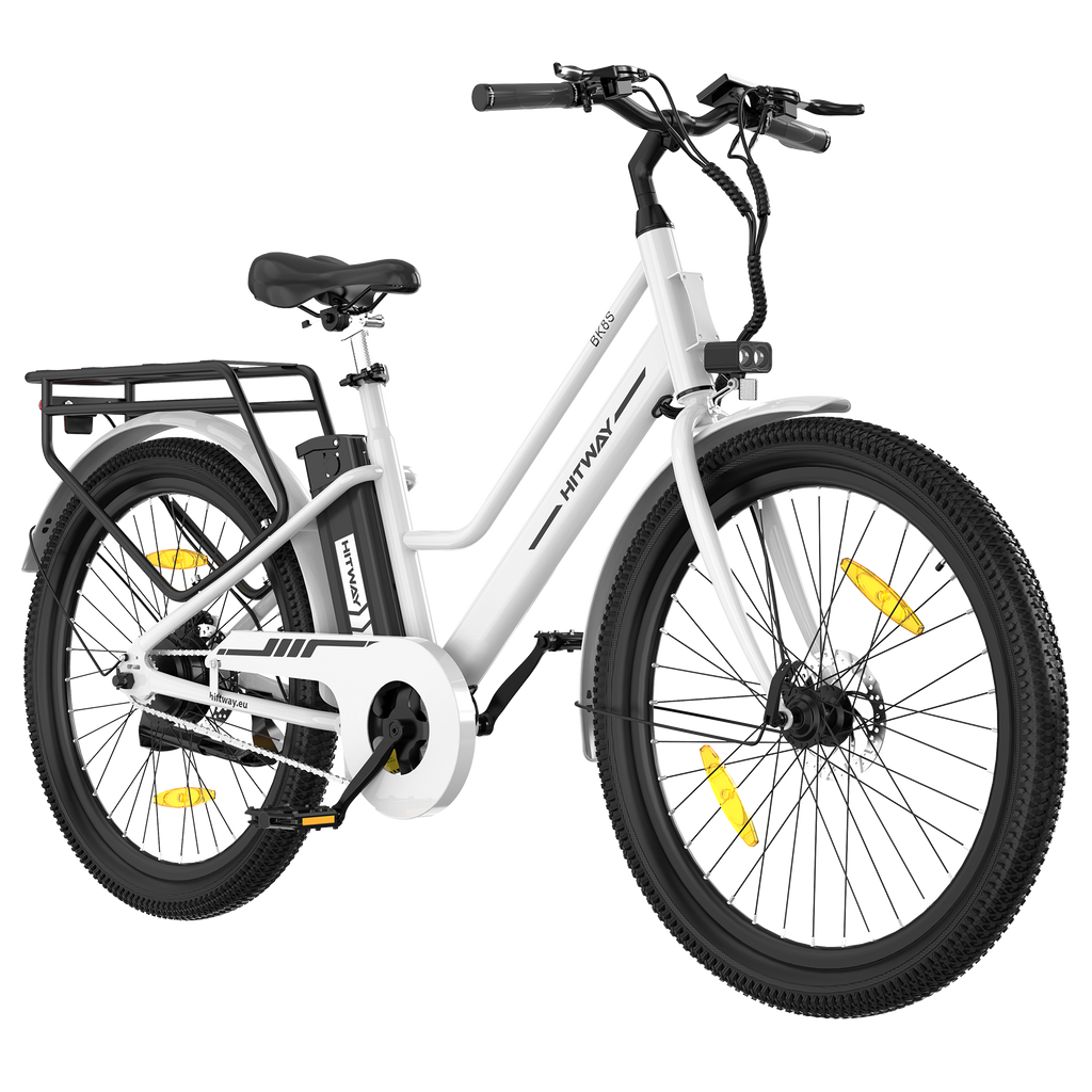 BK8SL E-Bike 250W – 27,5 Zoll City E-Bike mit 36V 13Ah Akku, Bluetooth App & Tiefeinstieg